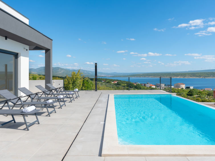 Vakantiehuis met privé zwembad in Maslenica (Kroatië) voor 8 personen