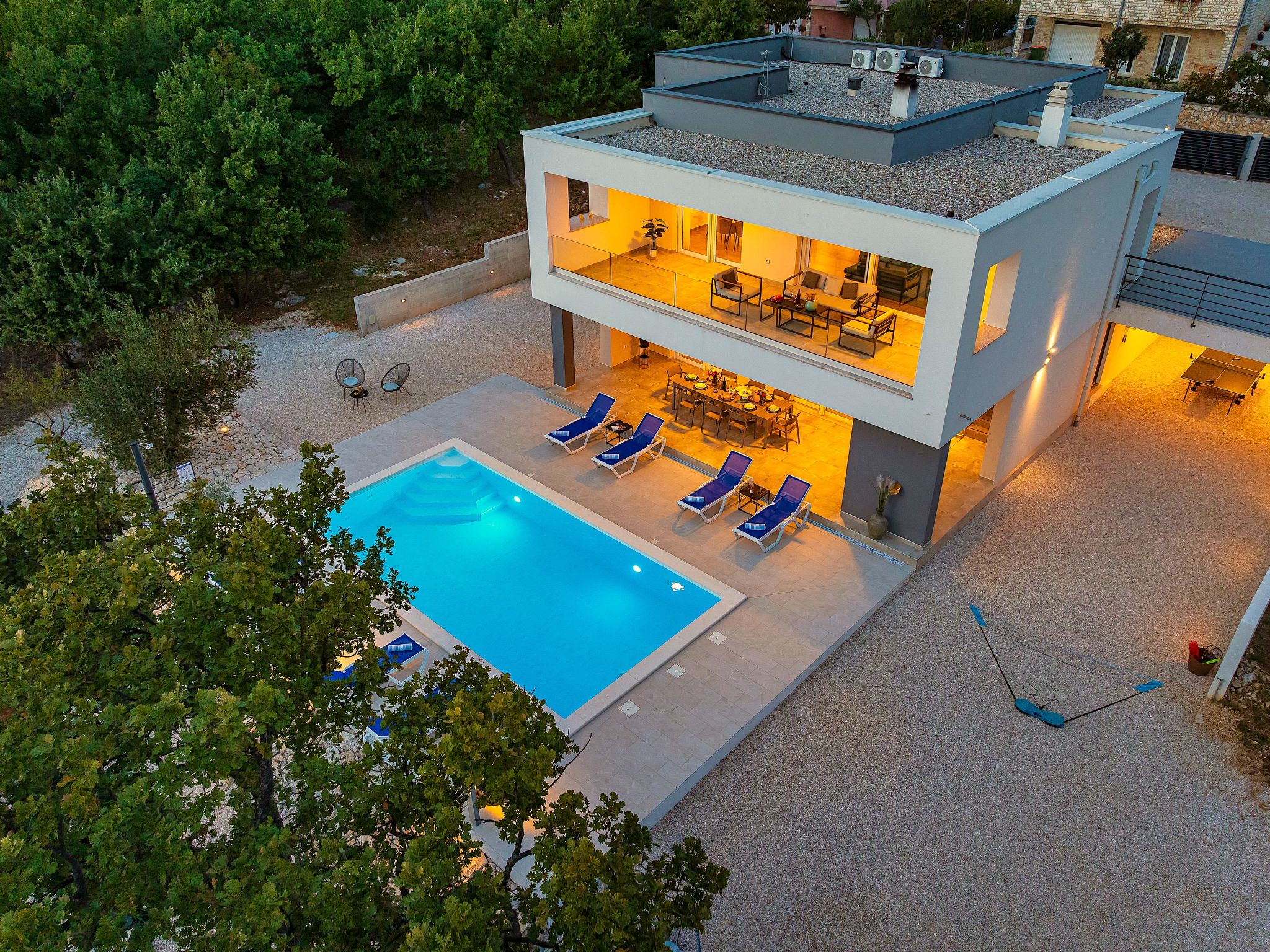 Villa Green & Blue – Cuisine et coin repas, photo 29 sur 59