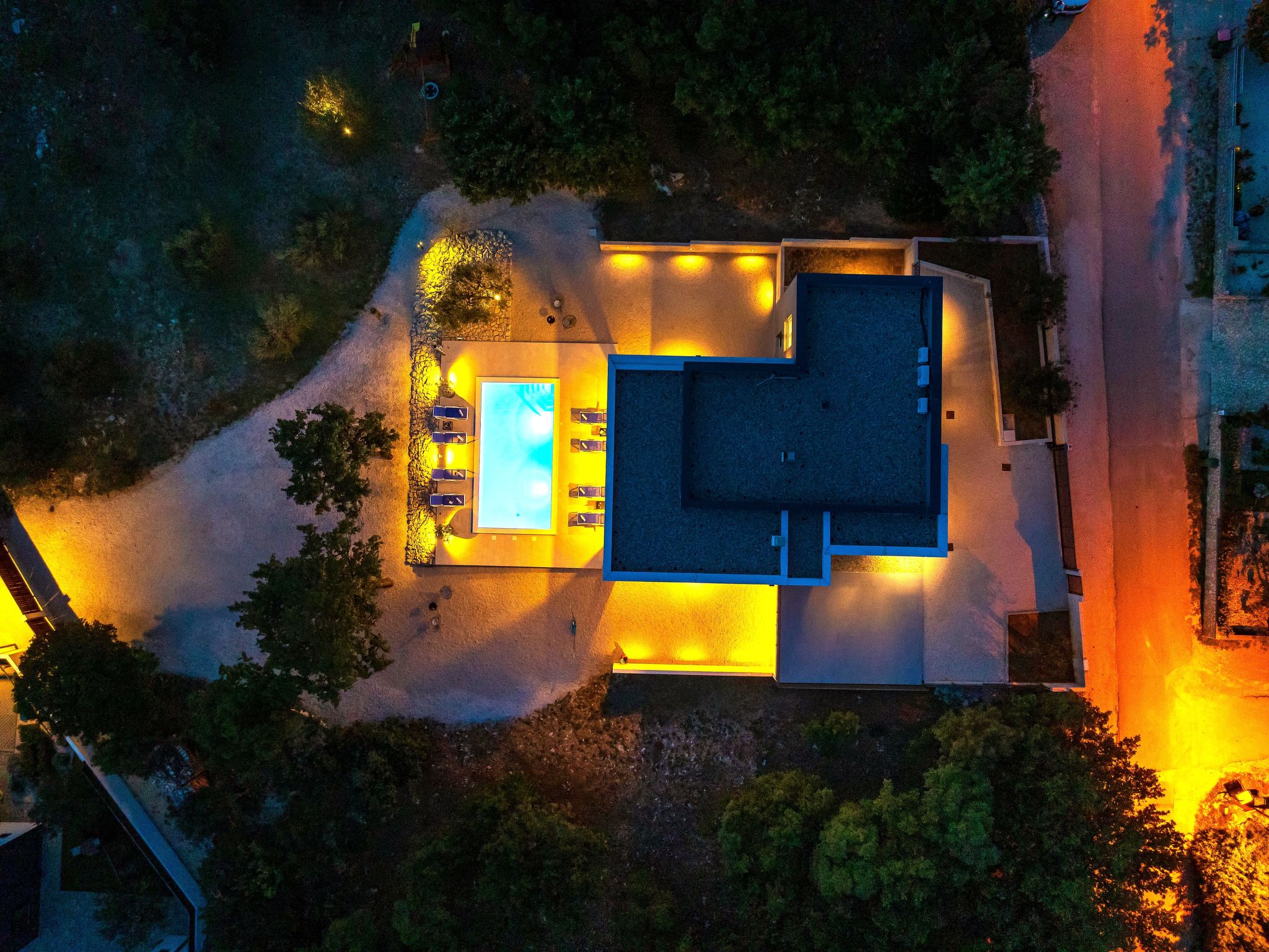 Villa Green & Blue – Vue aérienne, photo 30 sur 59
