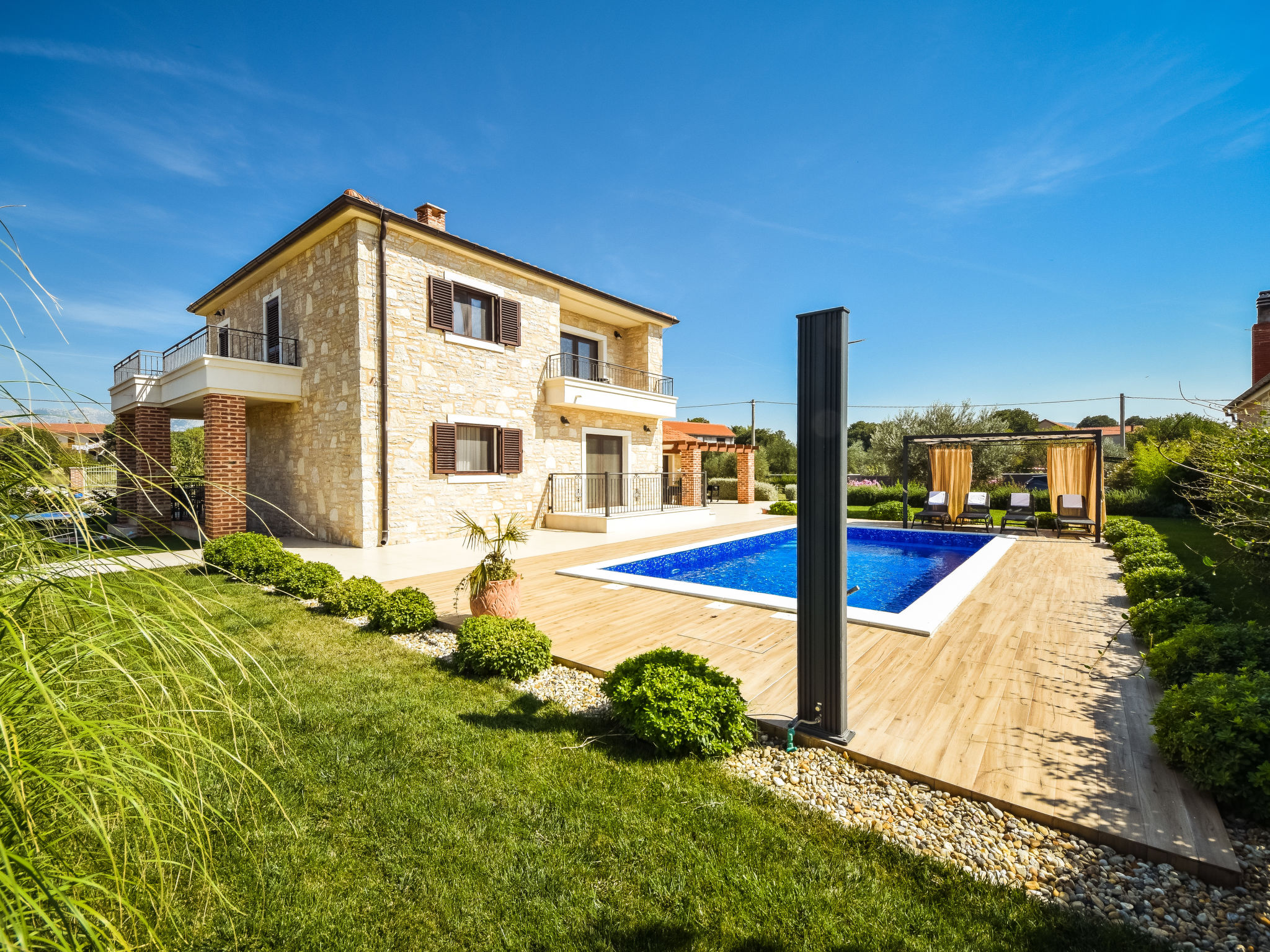 Vakantiehuis met privé zwembad in Novigrad (Zadar) (Kroatië) voor 8 personen