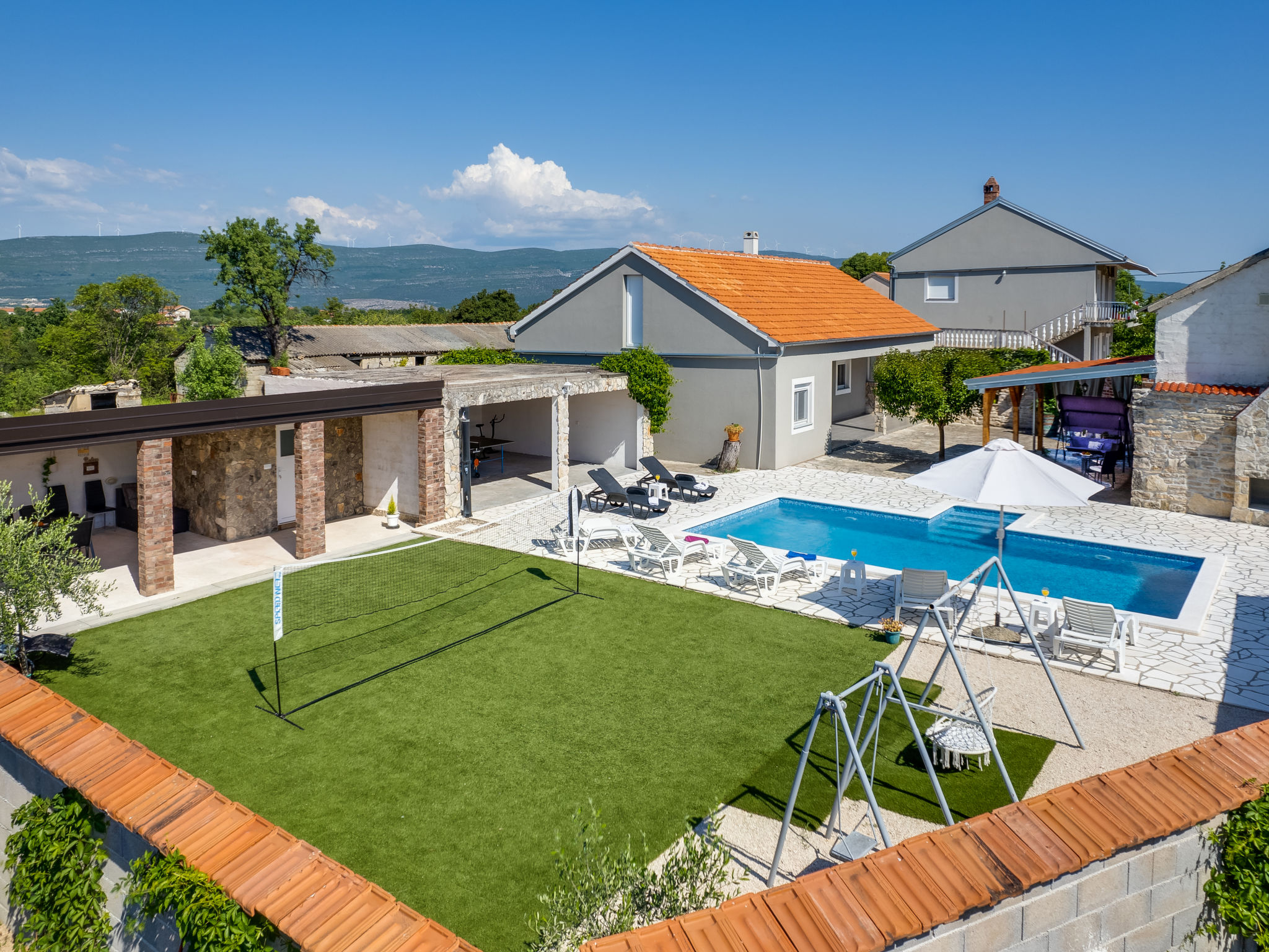 Vakantiehuis met privé zwembad in Novigrad (Zadar) (Kroatië) voor 6 personen