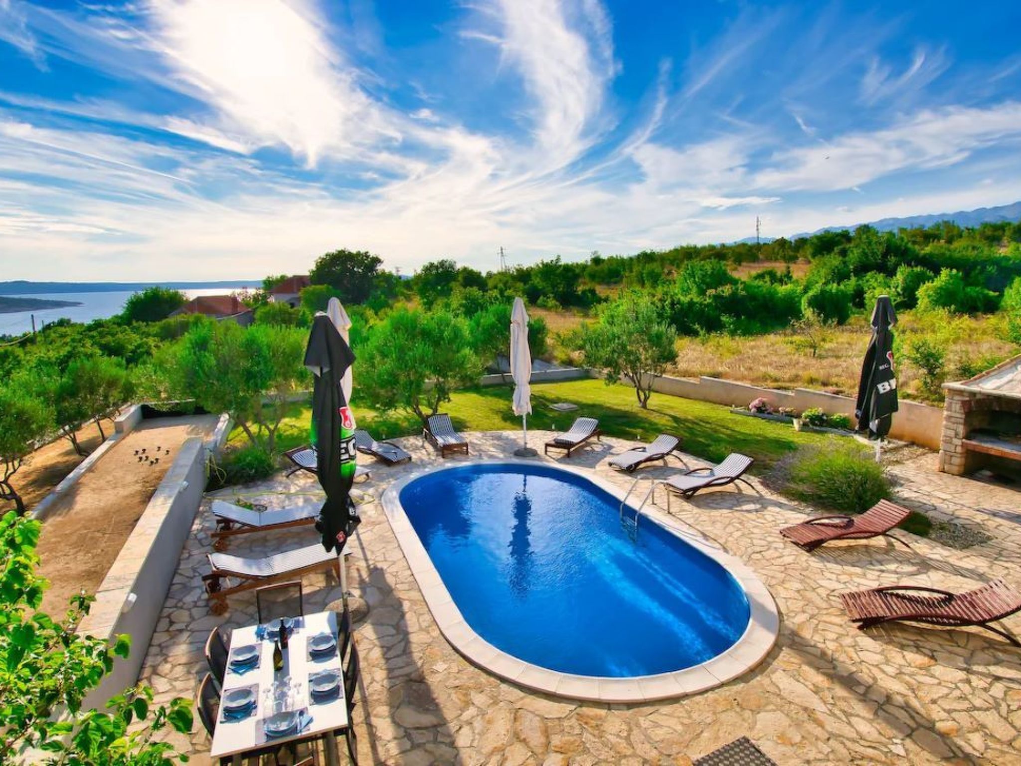 Villa mit herrlichem Meerblick