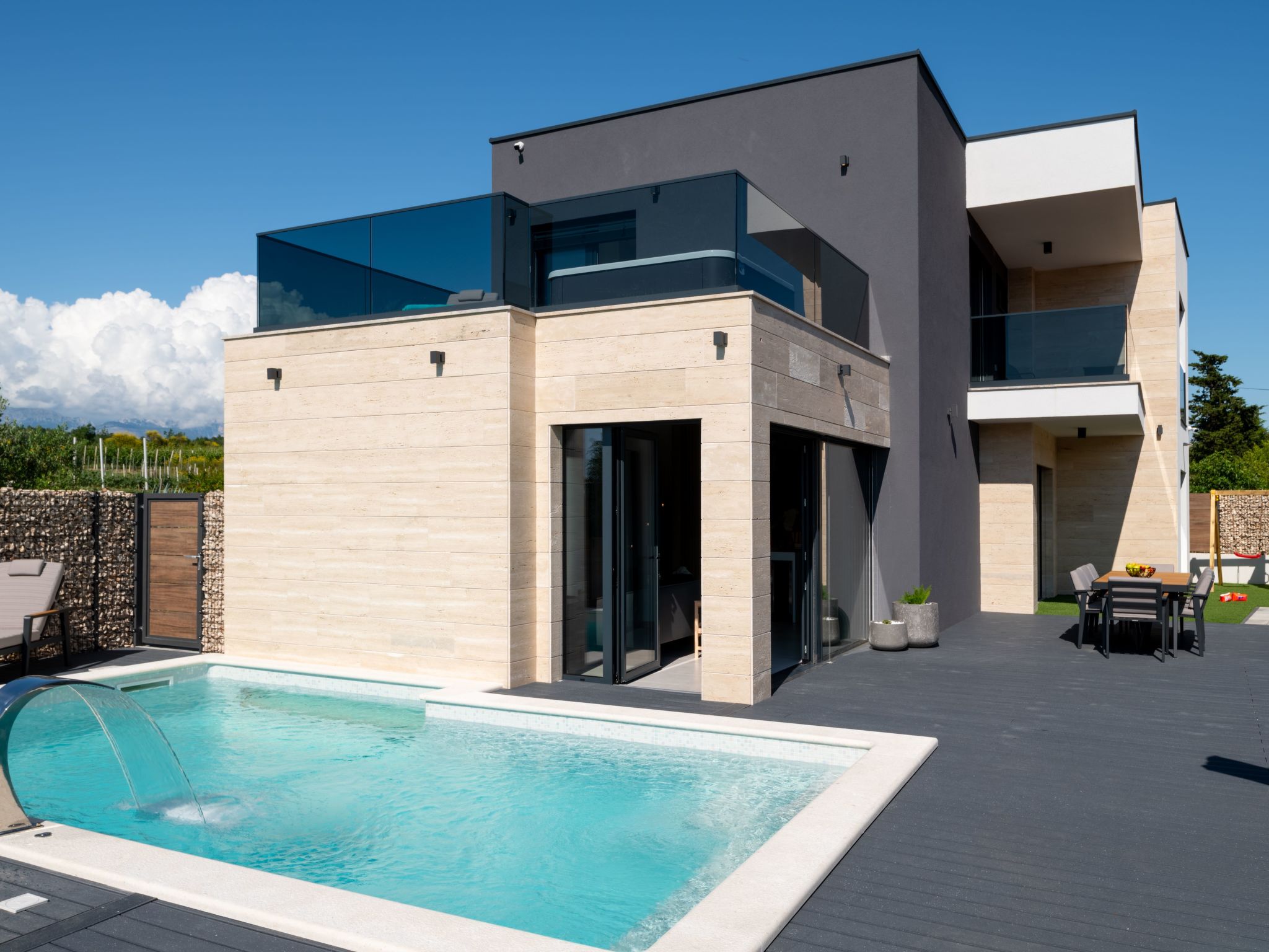 Vakantiehuis met privé zwembad in Krneza (Kroatië) voor 7 personen