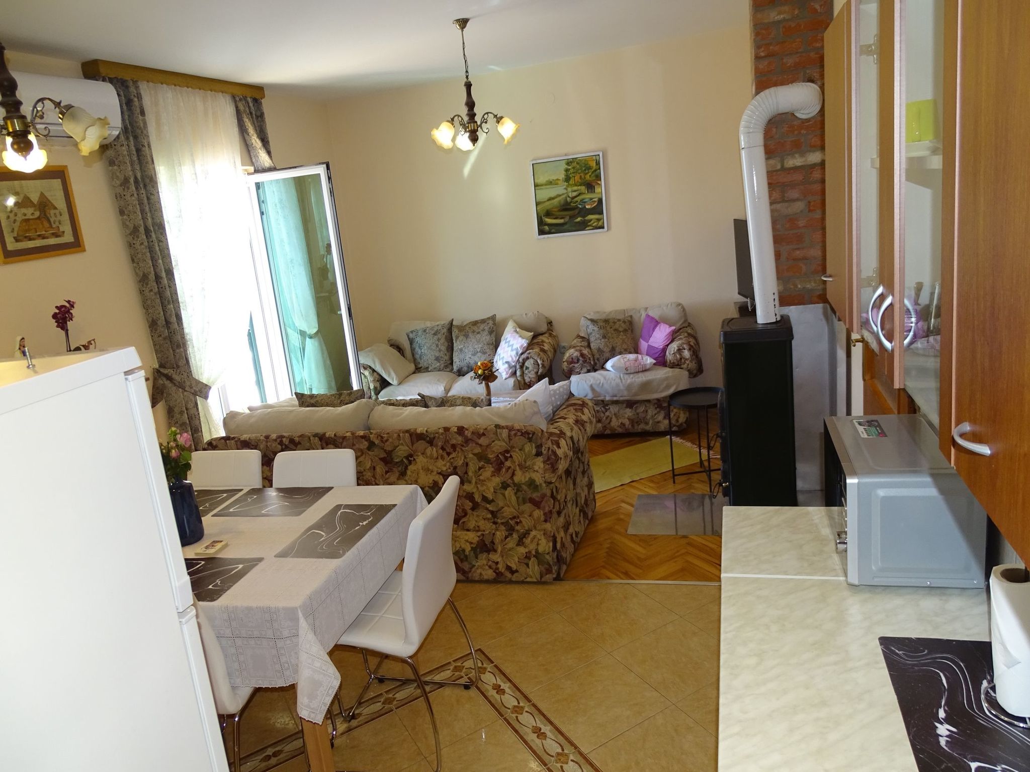 Appartement Lemi mit Meerblick-Drinnen