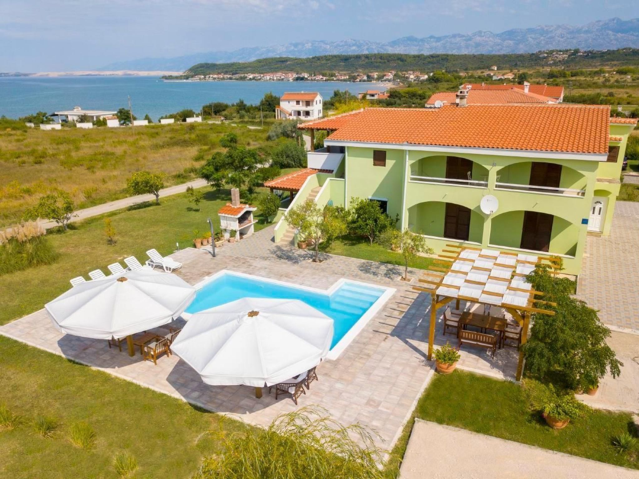 Vakantiehuis met zwembad in Krneza (Kroatië) voor 8 personen