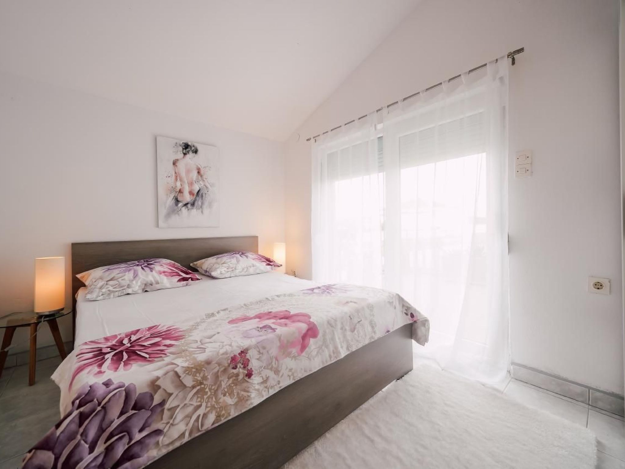 Wohnung in Ljubač mit Großem Garten-Binnen