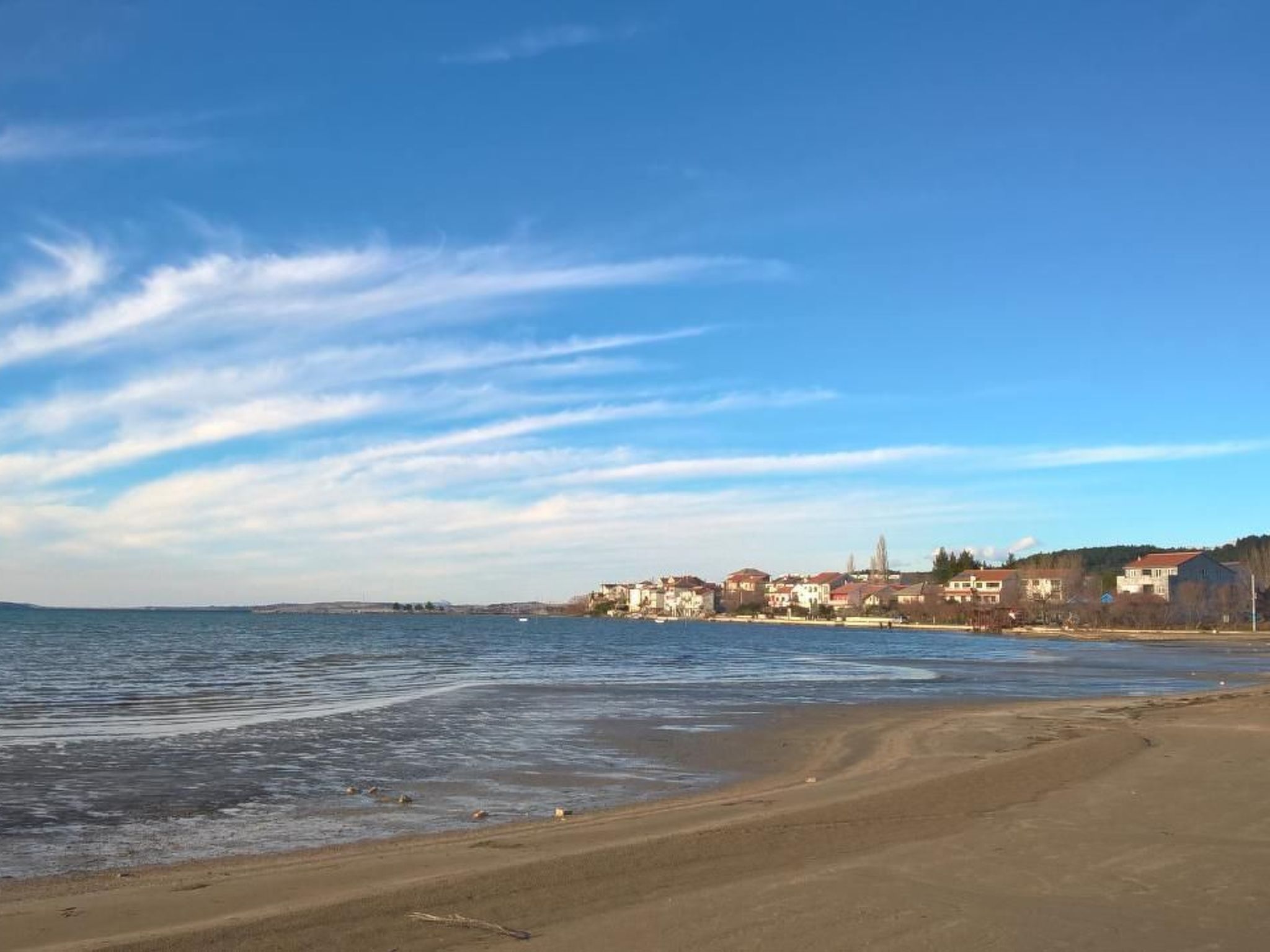 Wohnung in Ljubač mit Großem Garten-Binnen
