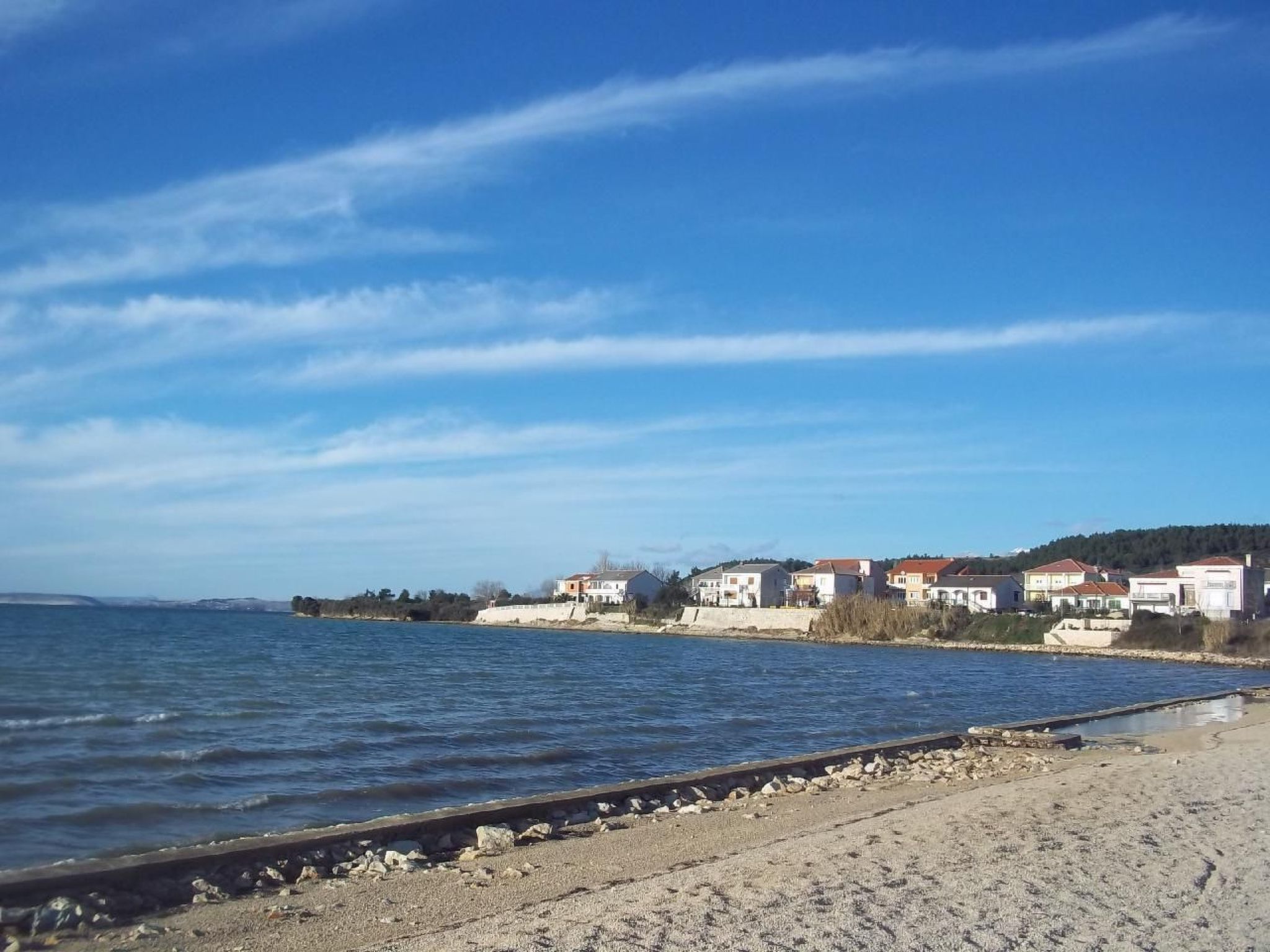 Wohnung in Ljubač mit Großem Garten-Binnen