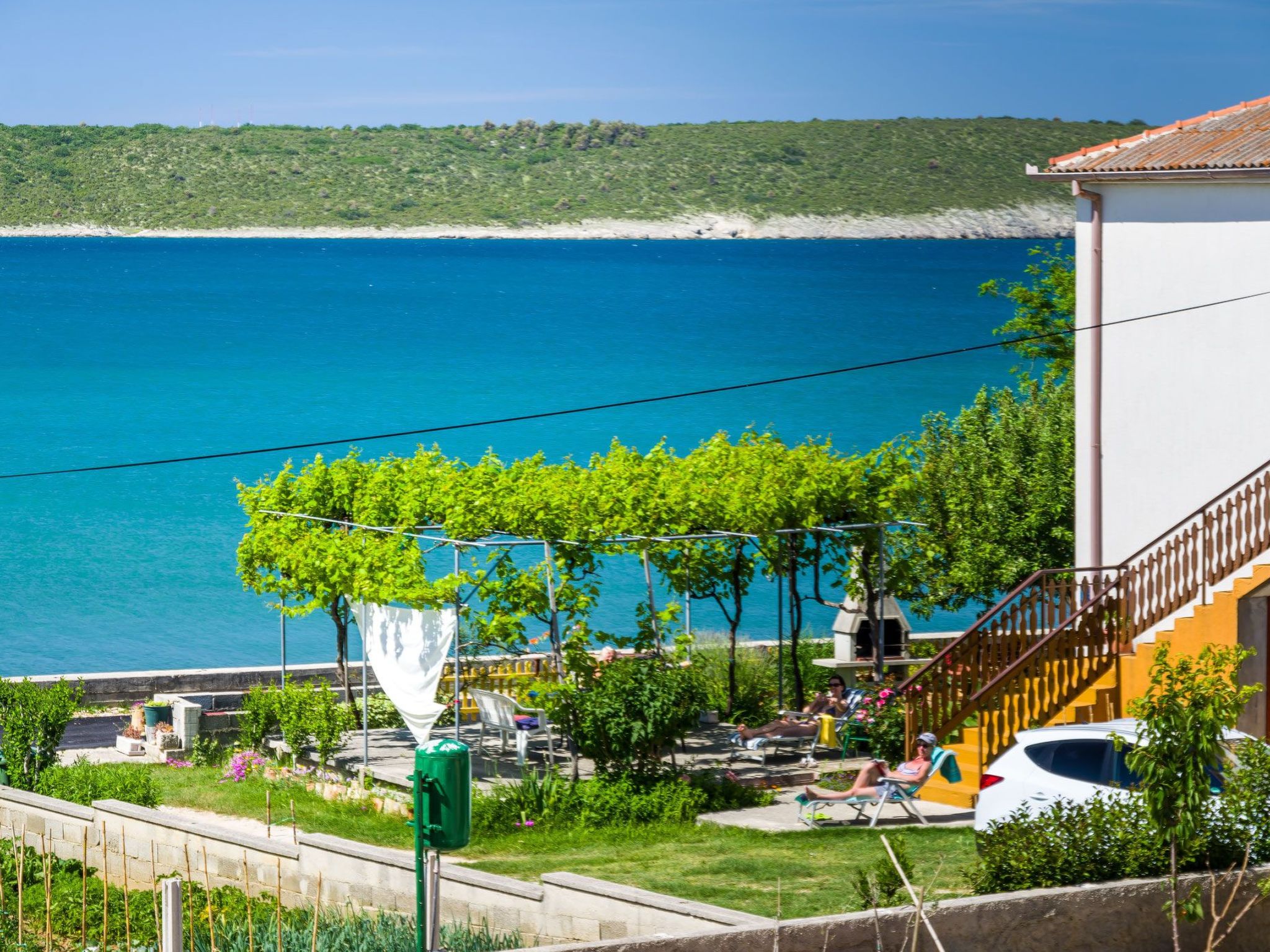 Vakantiehuis met zwembad in Krneza (Kroatië) voor 2 personen