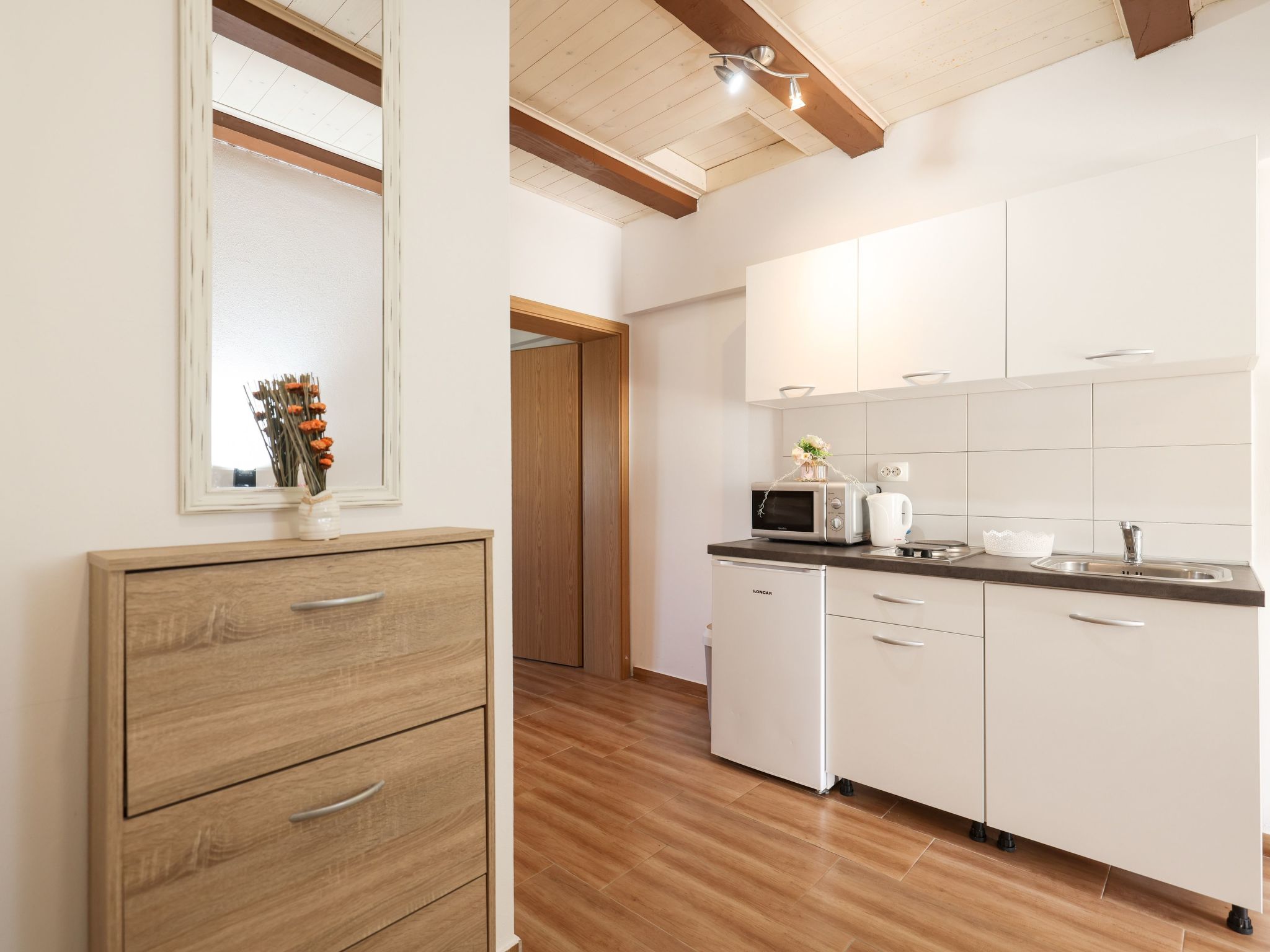 "Appartement A3" direkt am Strand-Drinnen