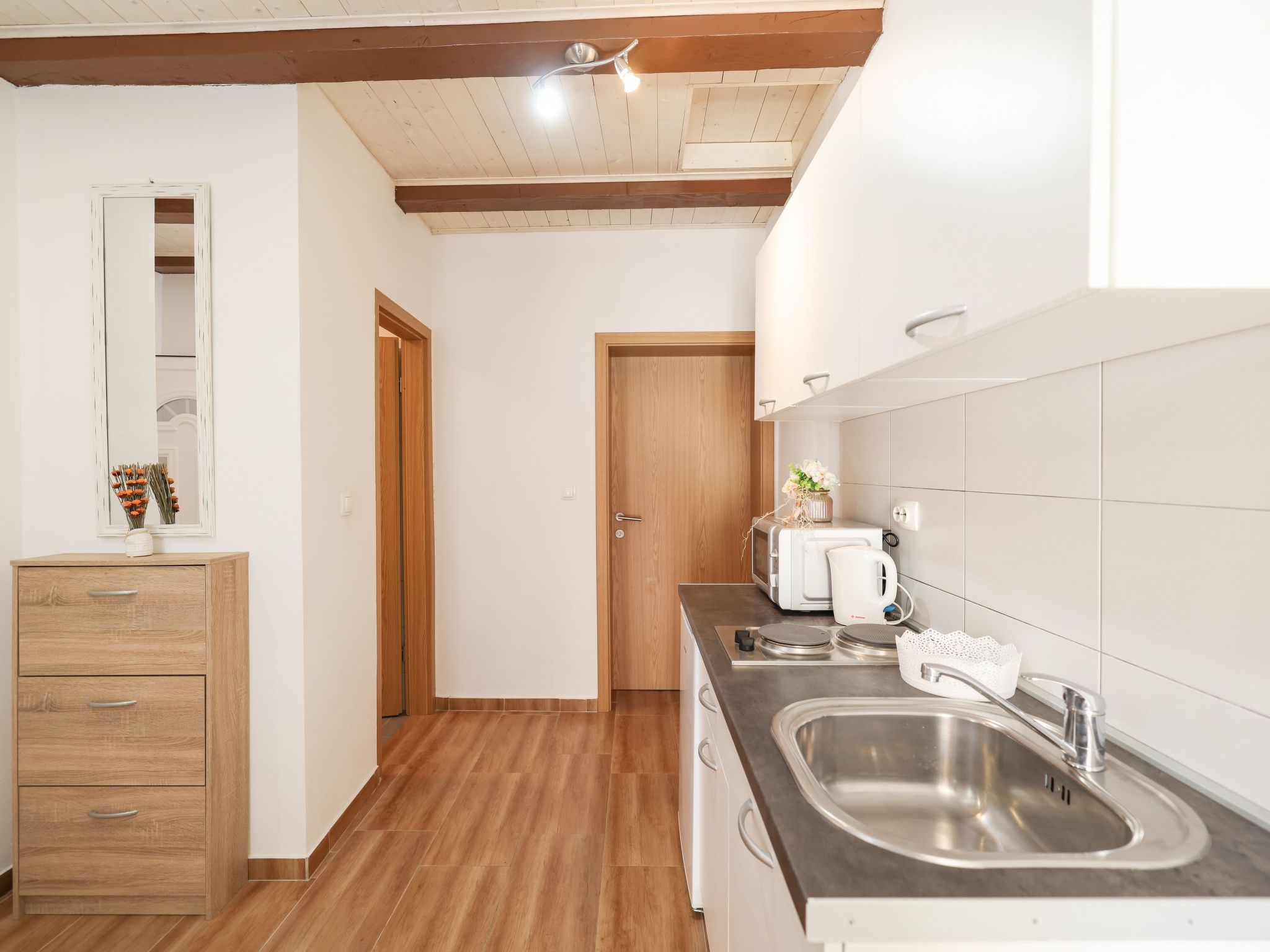 "Appartement A3" direkt am Strand-Drinnen