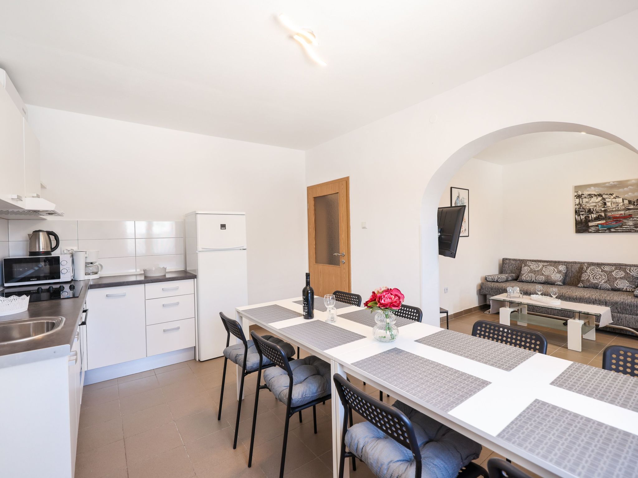 Wohnung "Wohnung A1" direkt am Strand-Drinnen