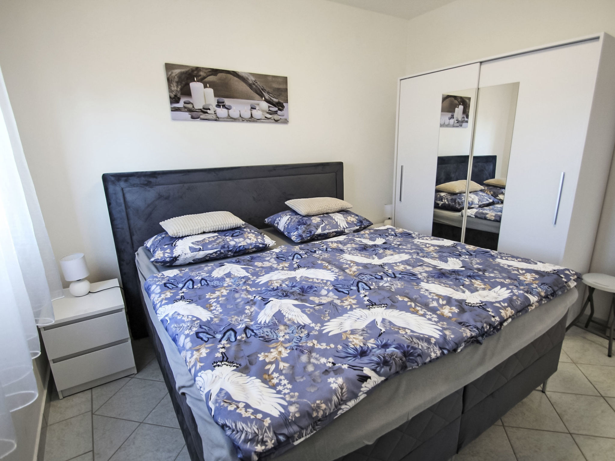 Apartment with heated pool on island Vir - Drinnen