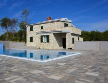 Villa Sana: Luxe vrijstaande villa aan zee met privézwembad in Vir - thumbnail 1