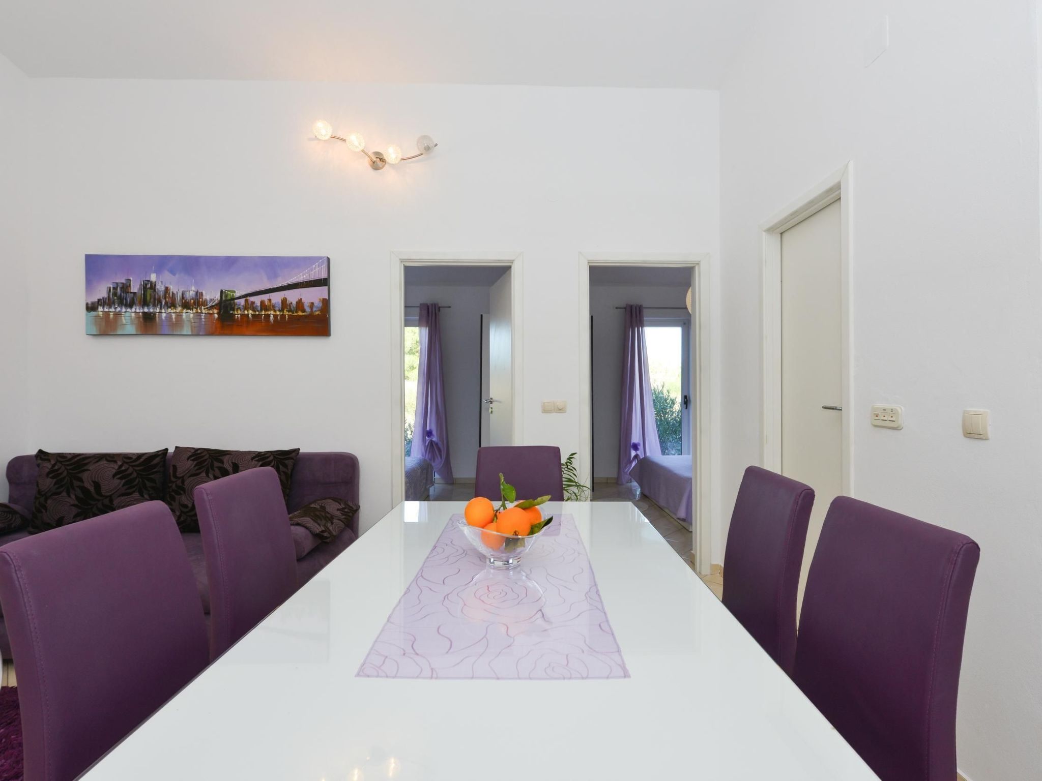 Mit Terrassen am Wald