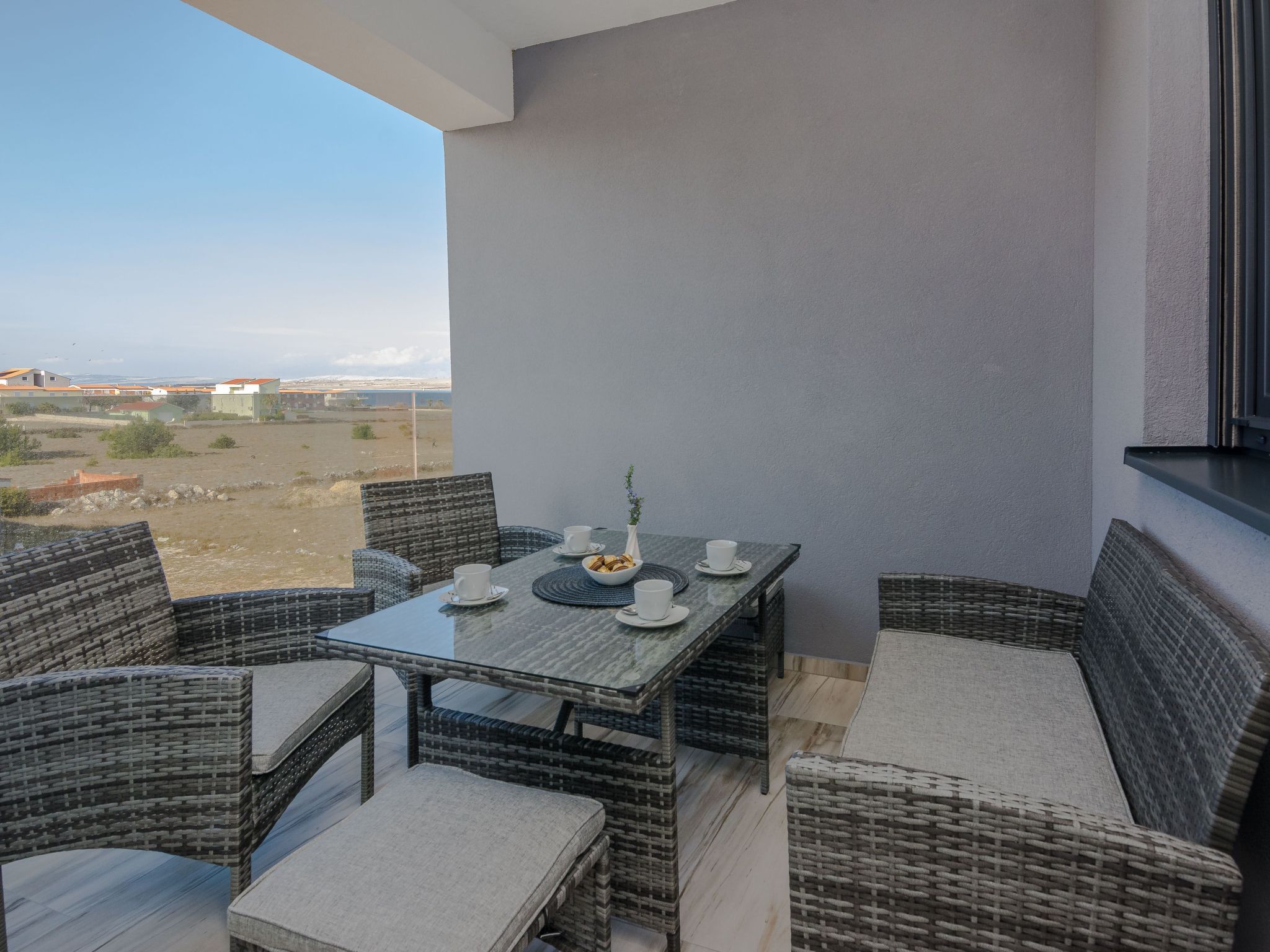 Photo of Wohnung mit Meerblick Glamour Vir - Agentur TA Leut