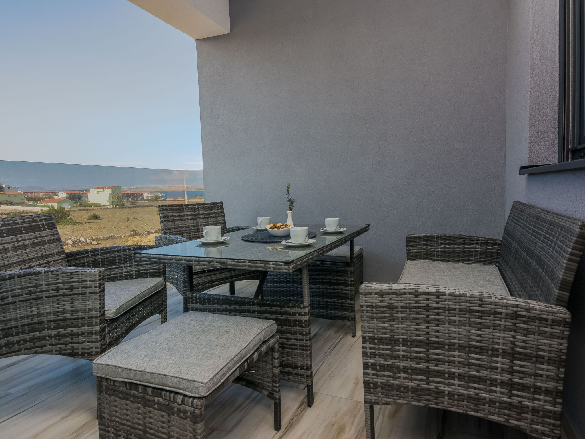 Photo of Wohnung mit Meerblick Glamour Vir - Agentur TA Leut