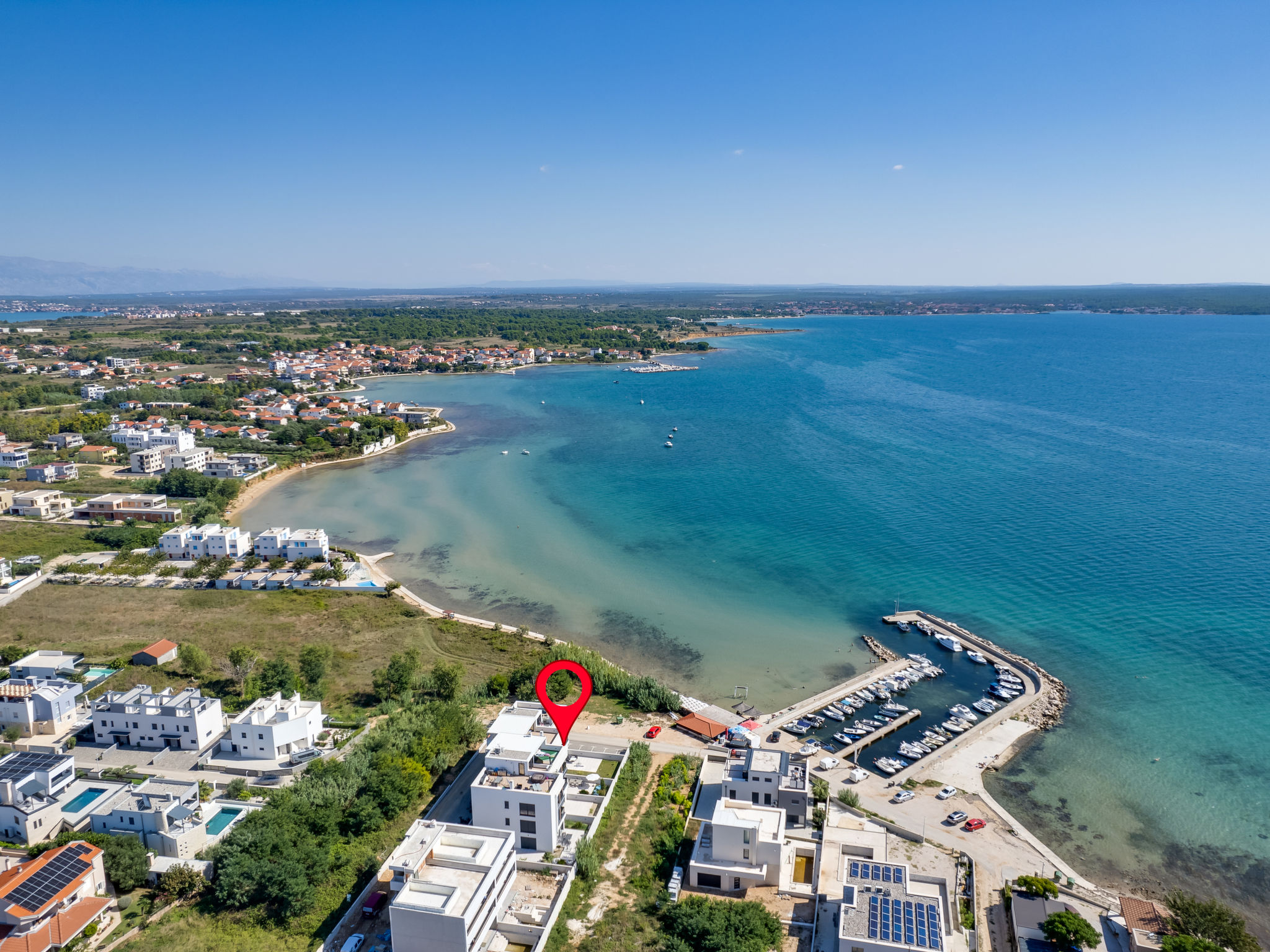 Grandview Privlaka: Modern appartement op 50 meter van het strand - foto 3
