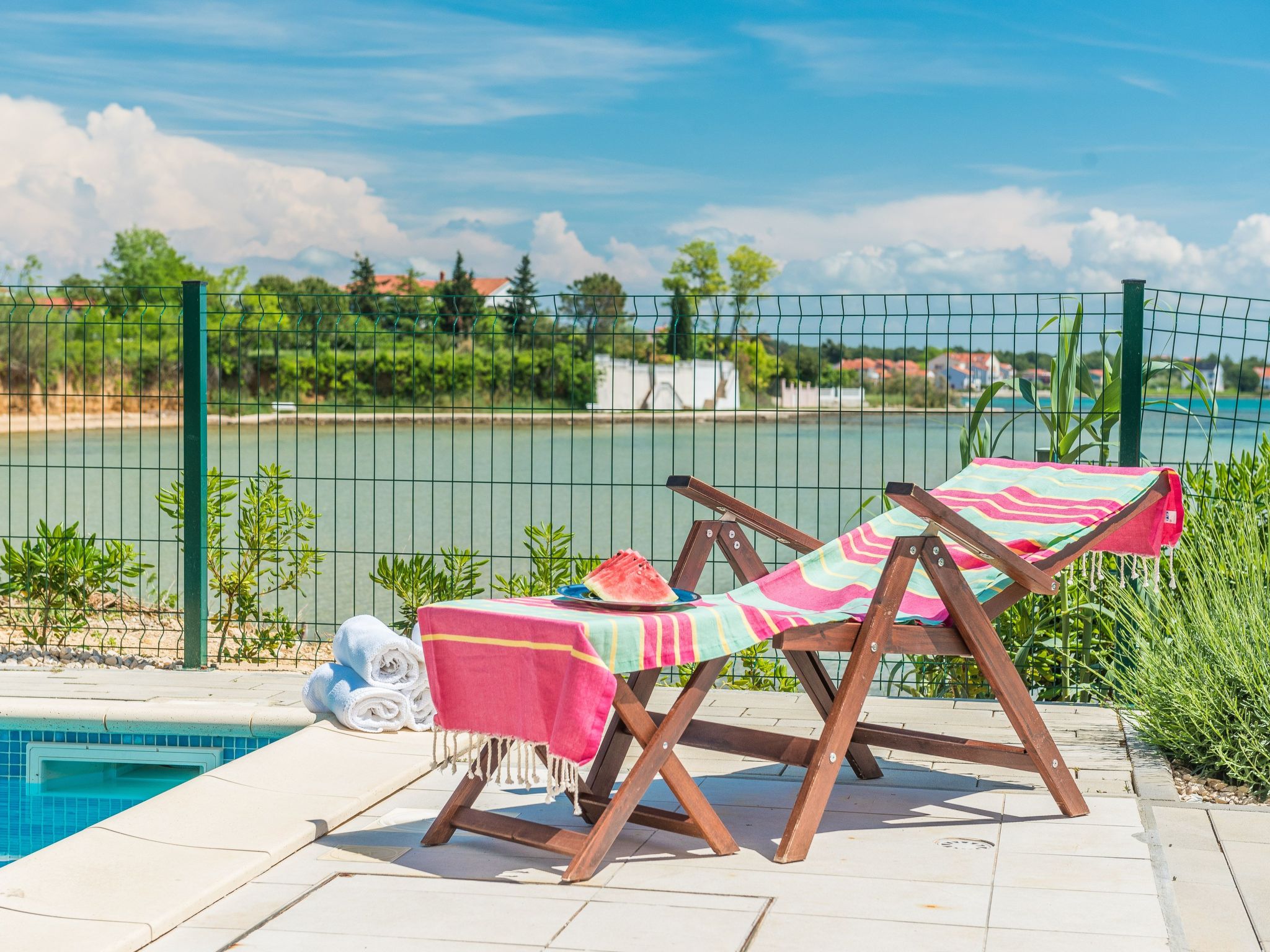 Vakantiehuis met privé zwembad in Privlaka (Kroatië) voor 8 personen