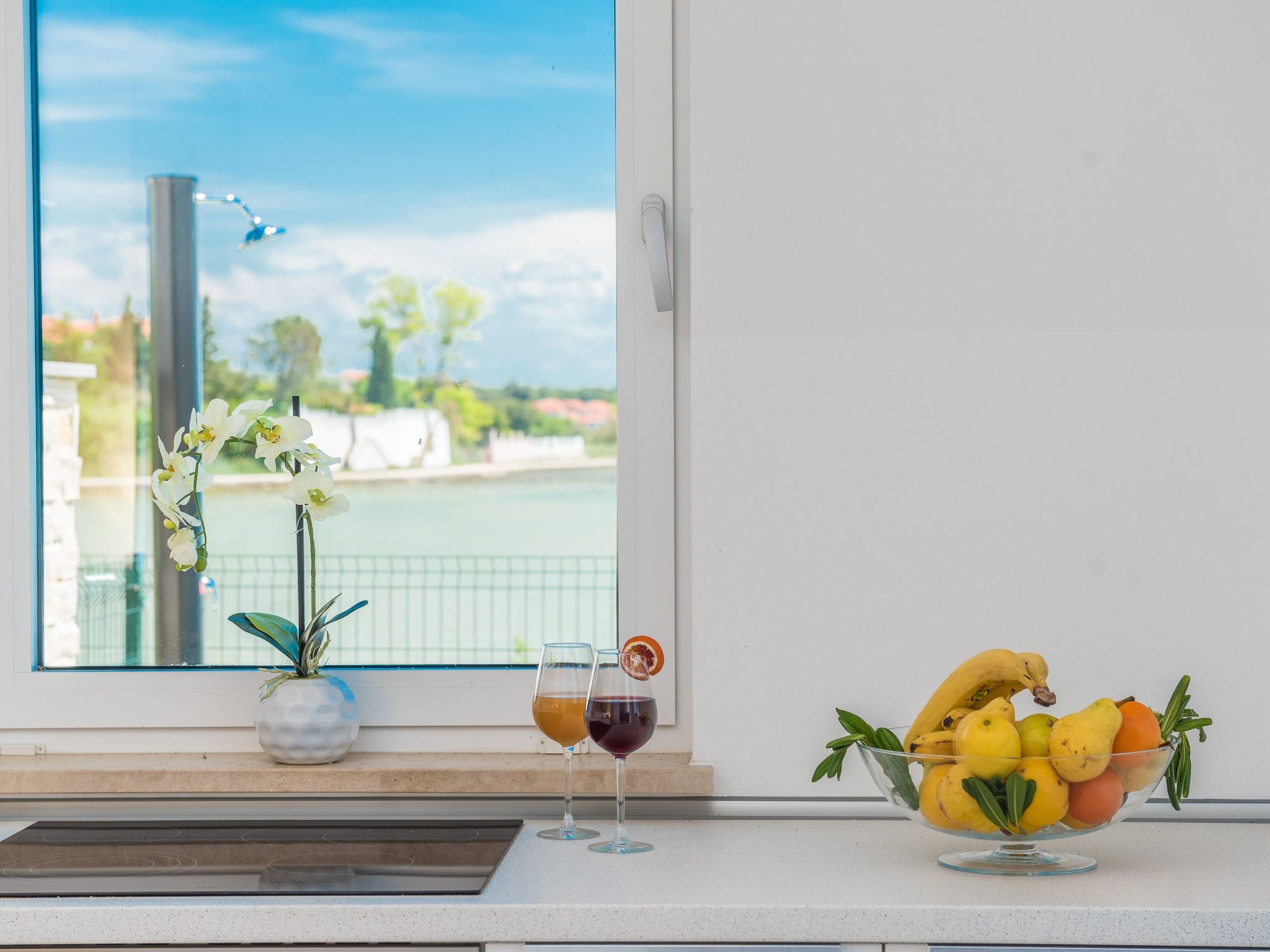 Strandvilla Miri Rose mit beheizbarem Pool-Dedans