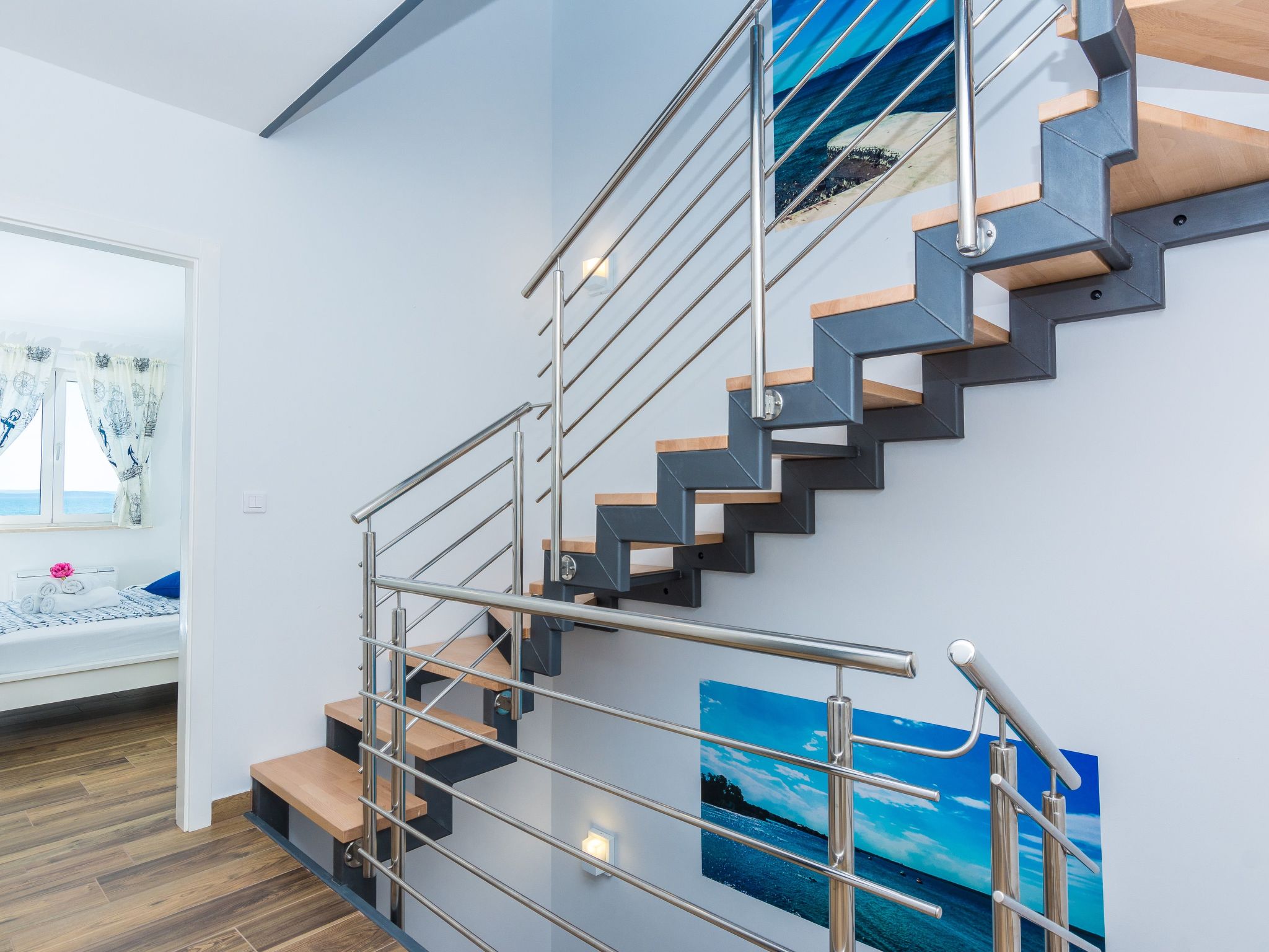 Strandvilla Miri Rose mit beheizbarem Pool-Dedans