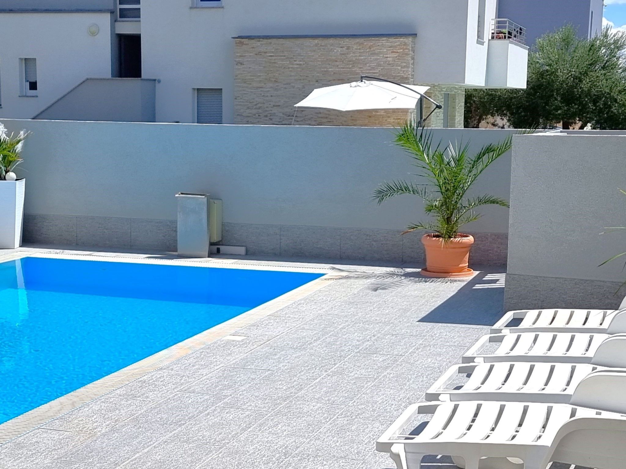 Vakantiehuis met zwembad in Privlaka (Kroatië) voor 4 personen