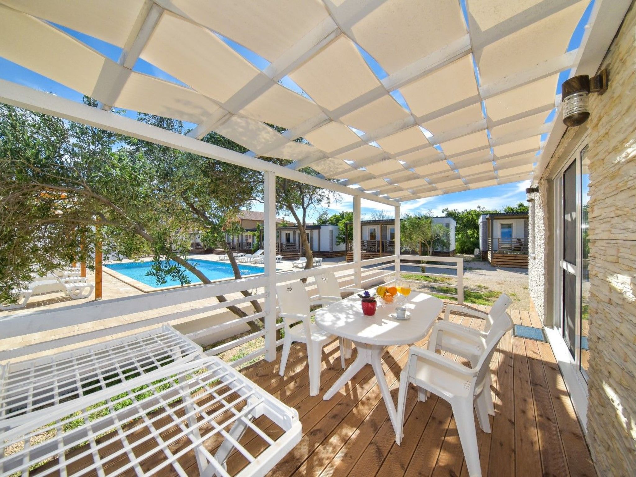 Vakantiehuis met zwembad in Privlaka (Kroatië) voor 2 personen