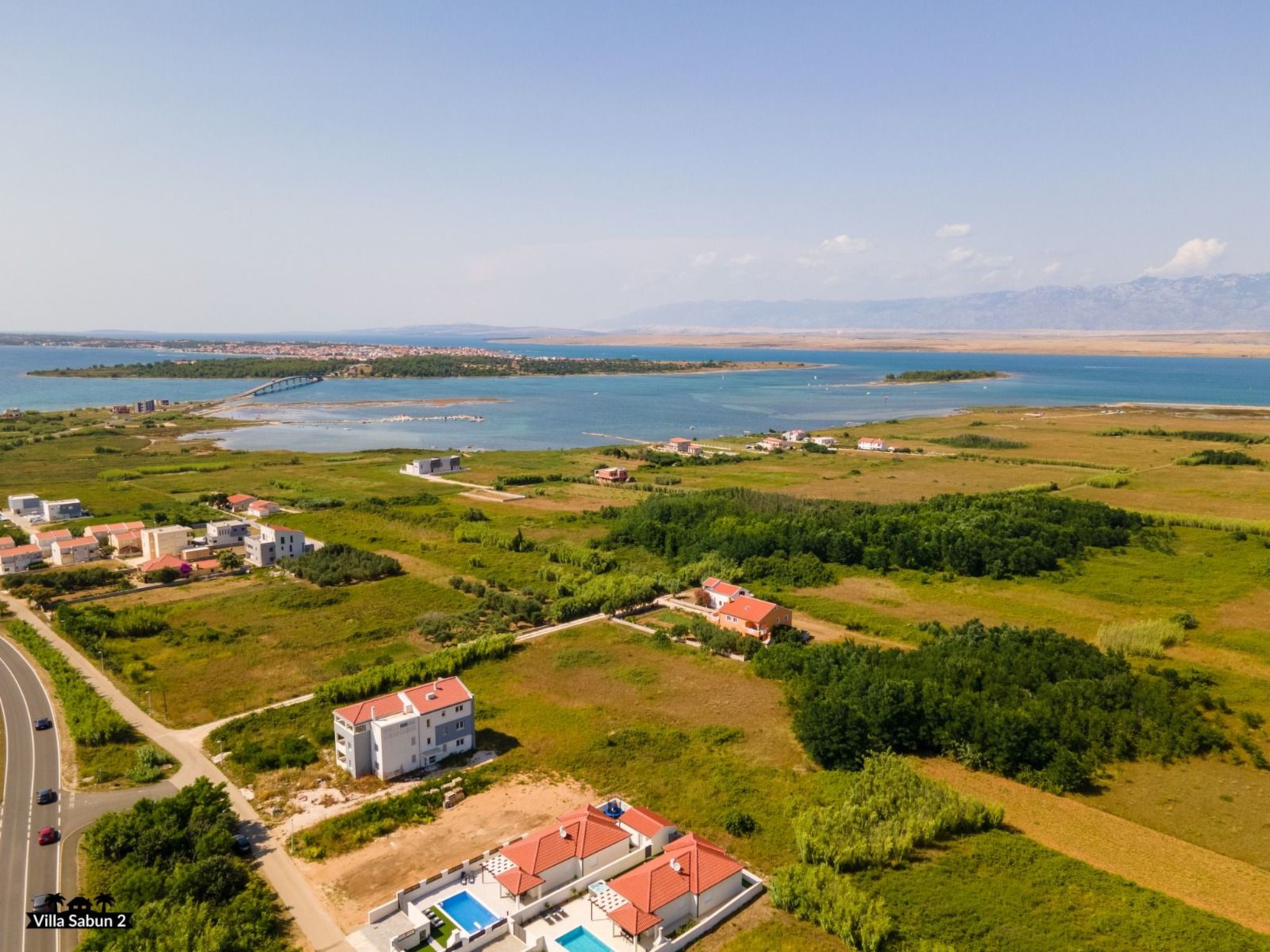 Villa mit beheiztem Pool Privlaka - TA Leut Agency-Draußen