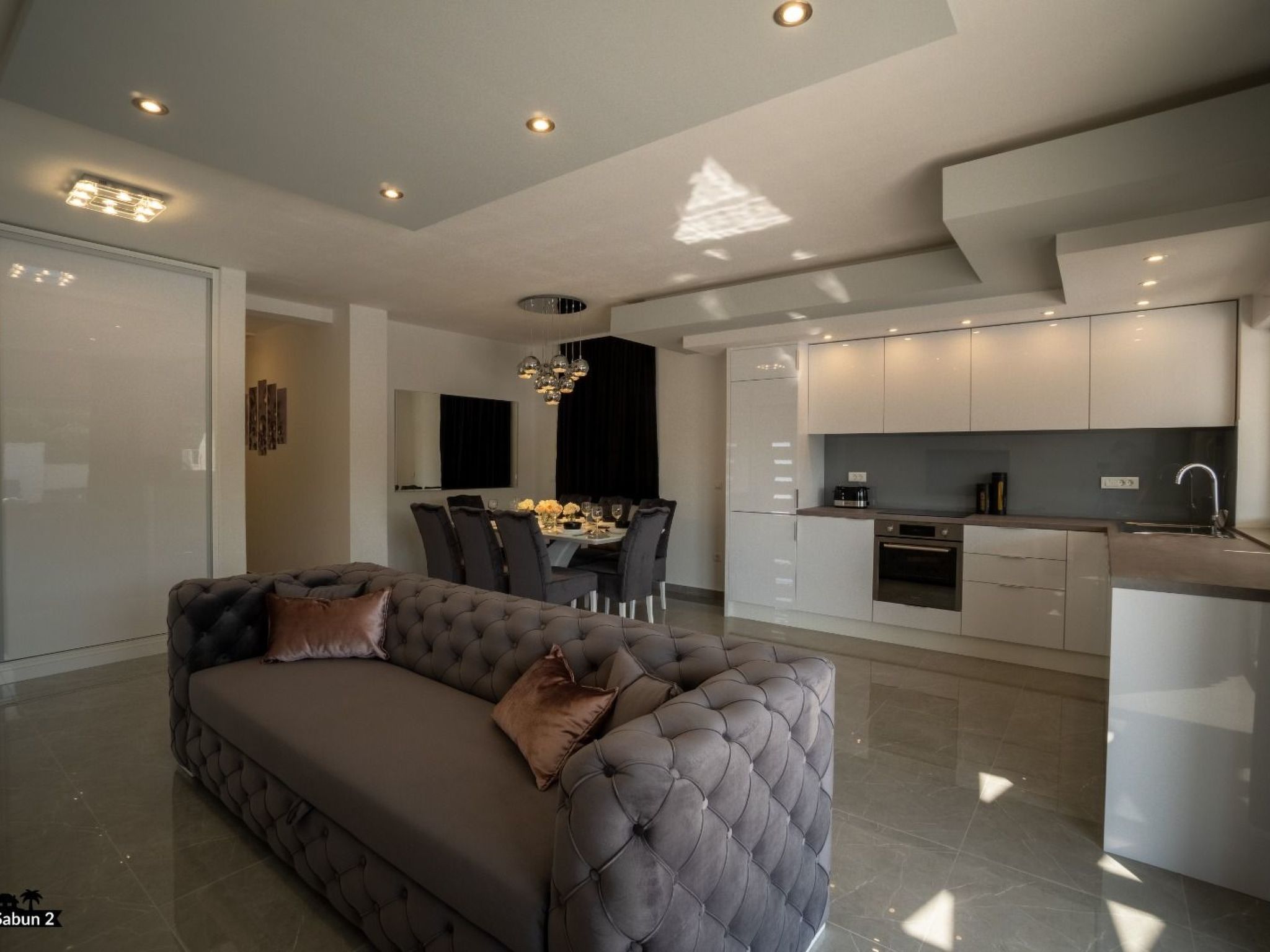 Villa mit beheiztem Pool Privlaka - TA Leut Agency-Drinnen