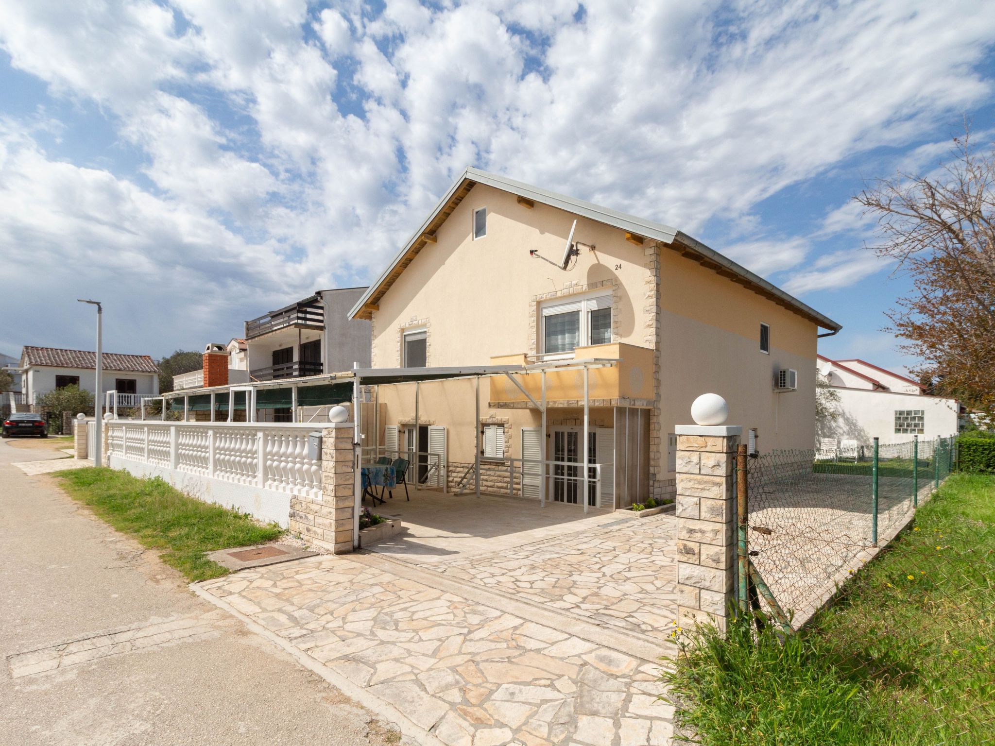 Wohnung "Libertas" direkt am Strand-Outside