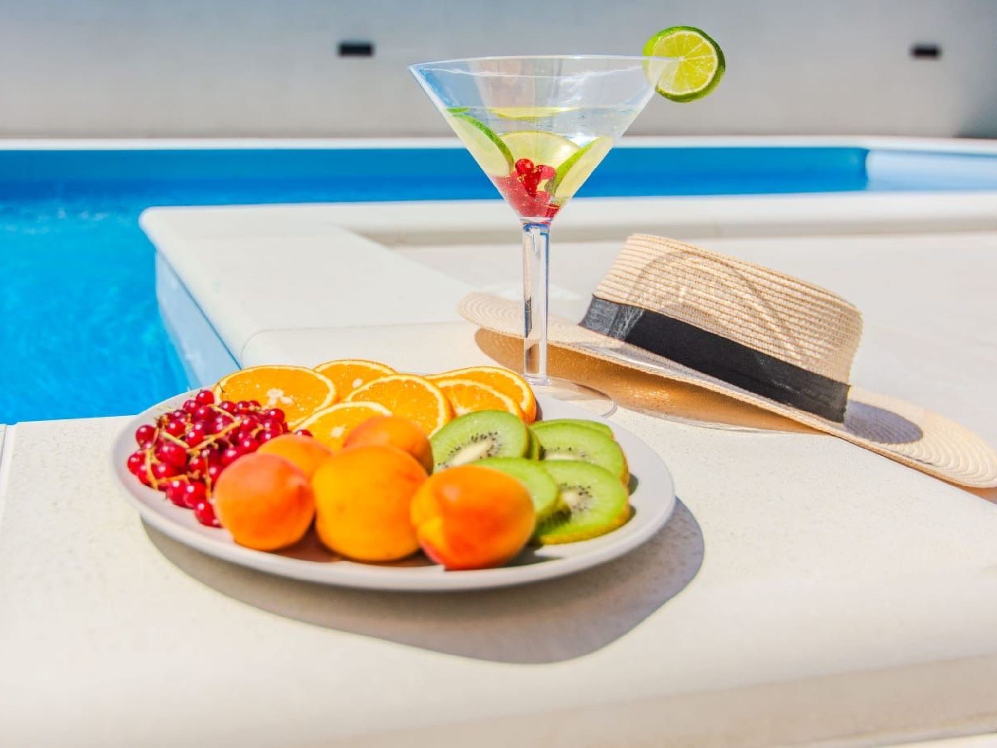 Neues modernes Poolhaus in Privlaka-Draußen