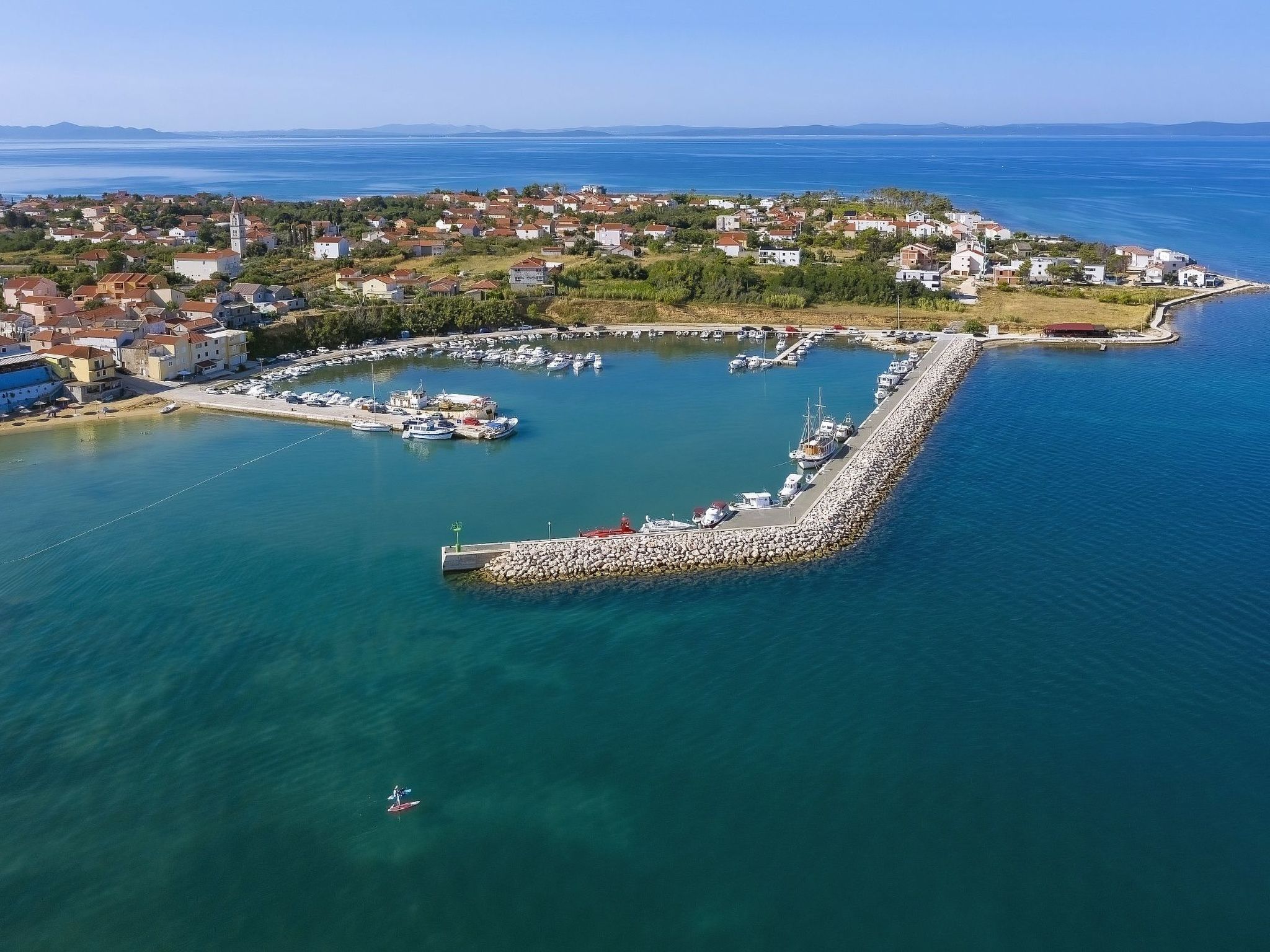 Appartement in Privlaka mit Terrasse - TA Leut Agency-Drinnen