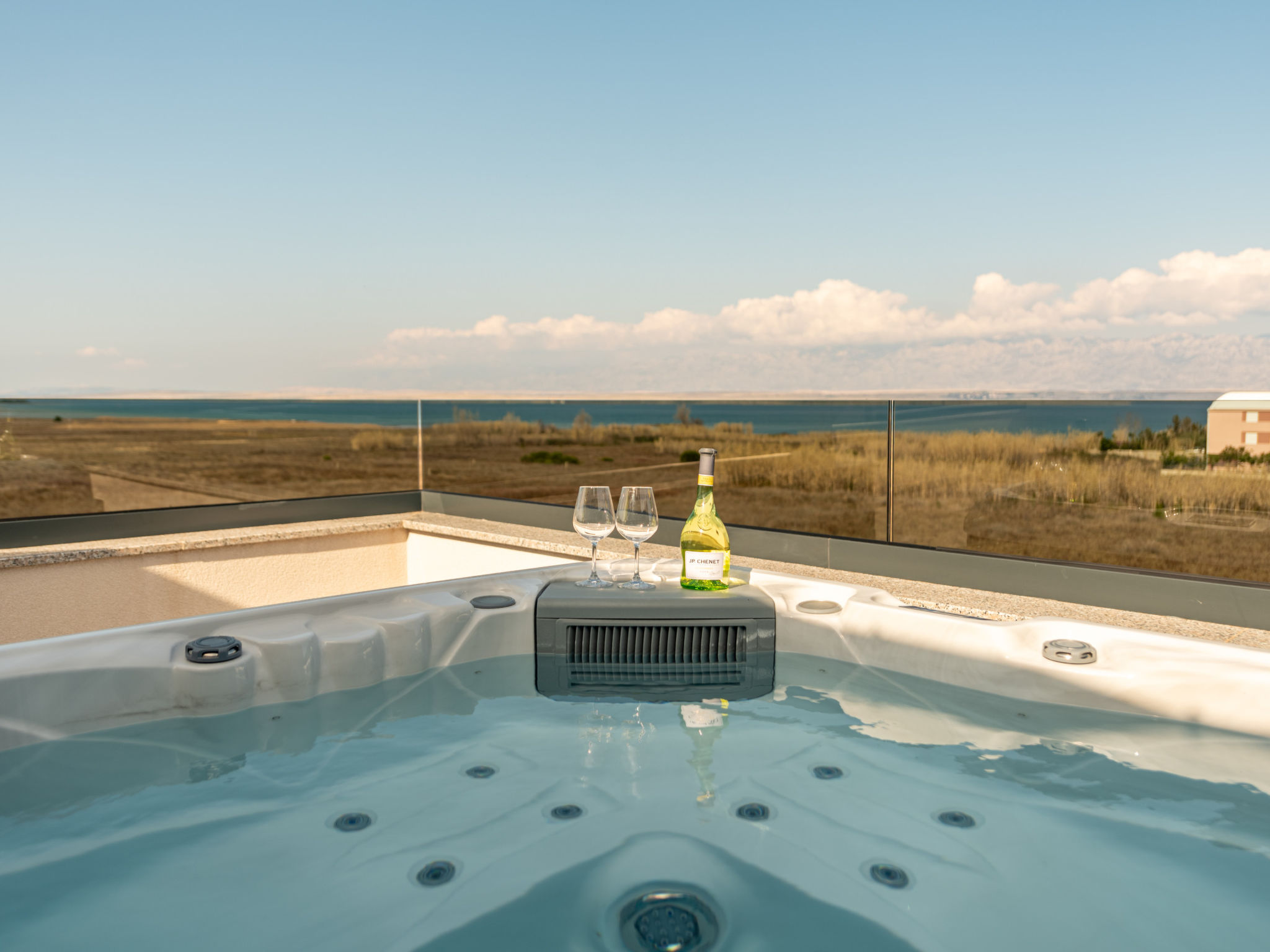 Seaview Villa Sal with pool, jacuzzi and sauna