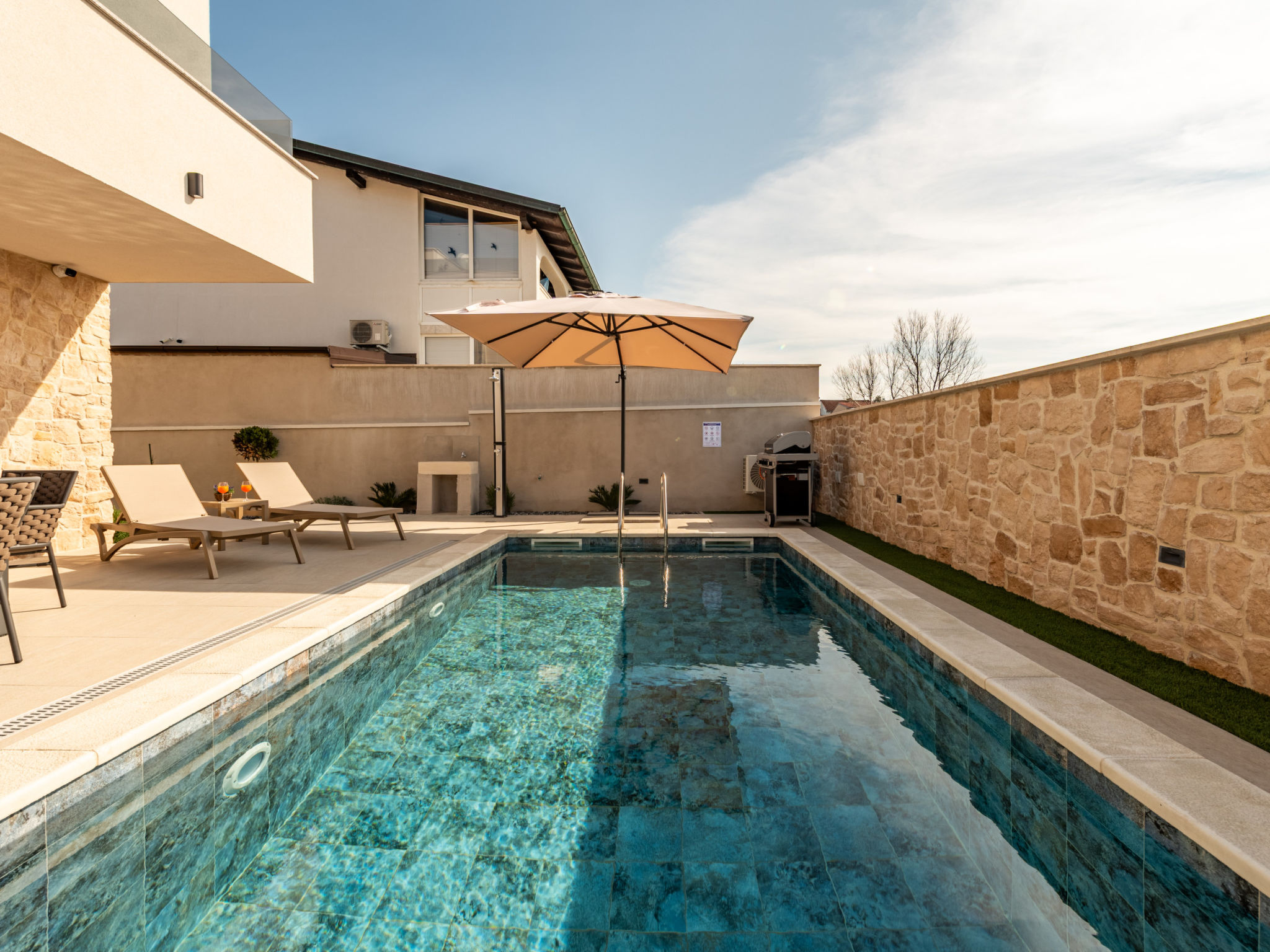 Seaview Villa Sal with pool, jacuzzi and sauna - Binnen