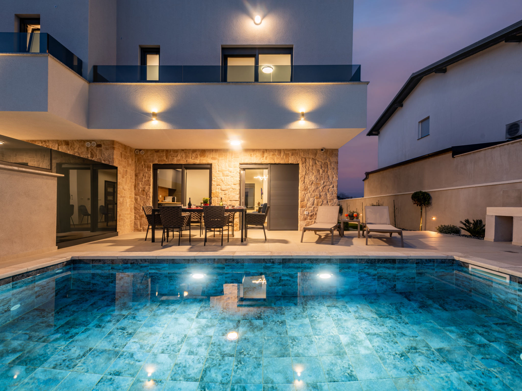 Seaview Villa Sal with pool, jacuzzi and sauna - Binnen