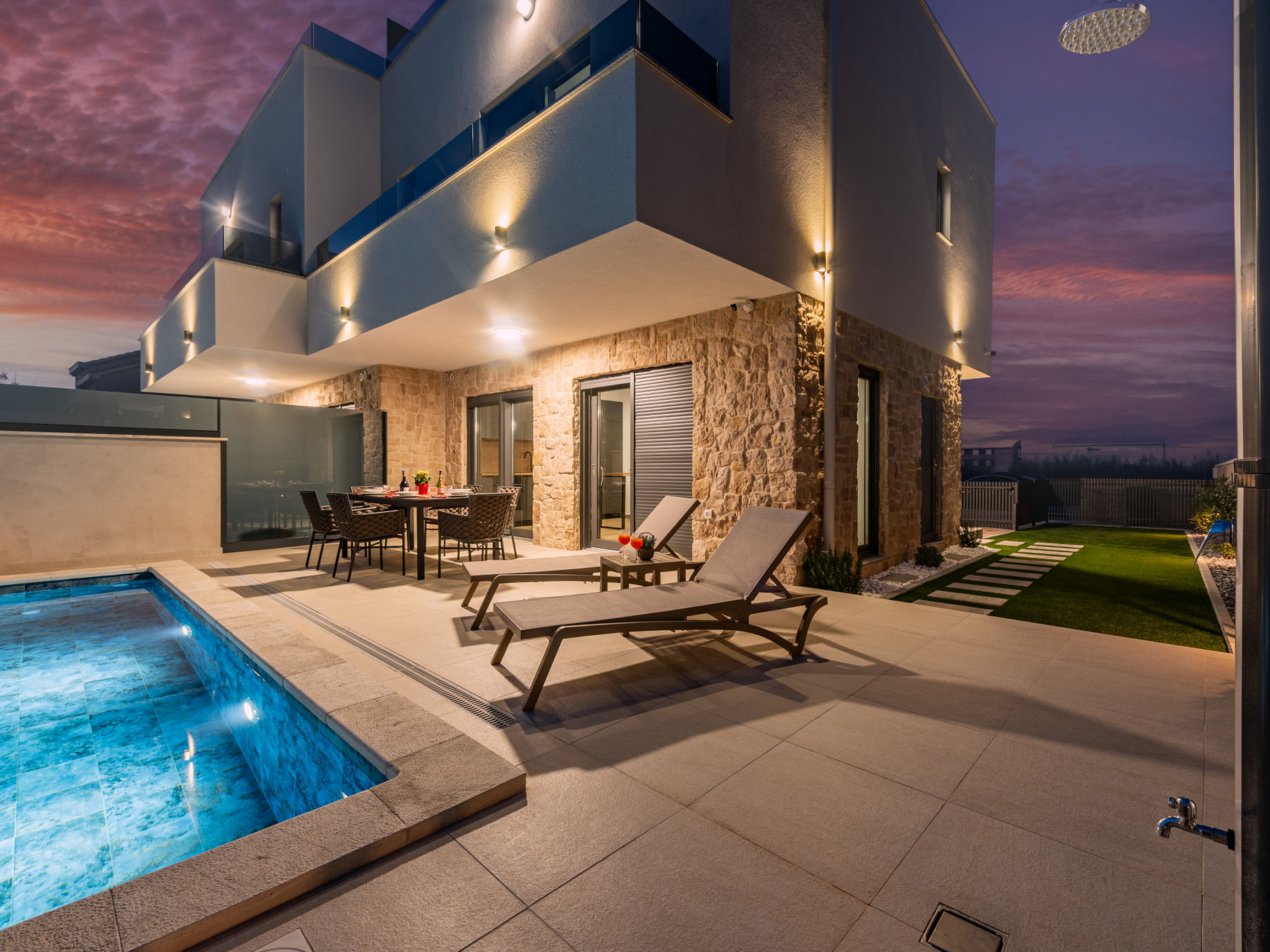 Seaview Villa Sal with pool, jacuzzi and sauna - Binnen