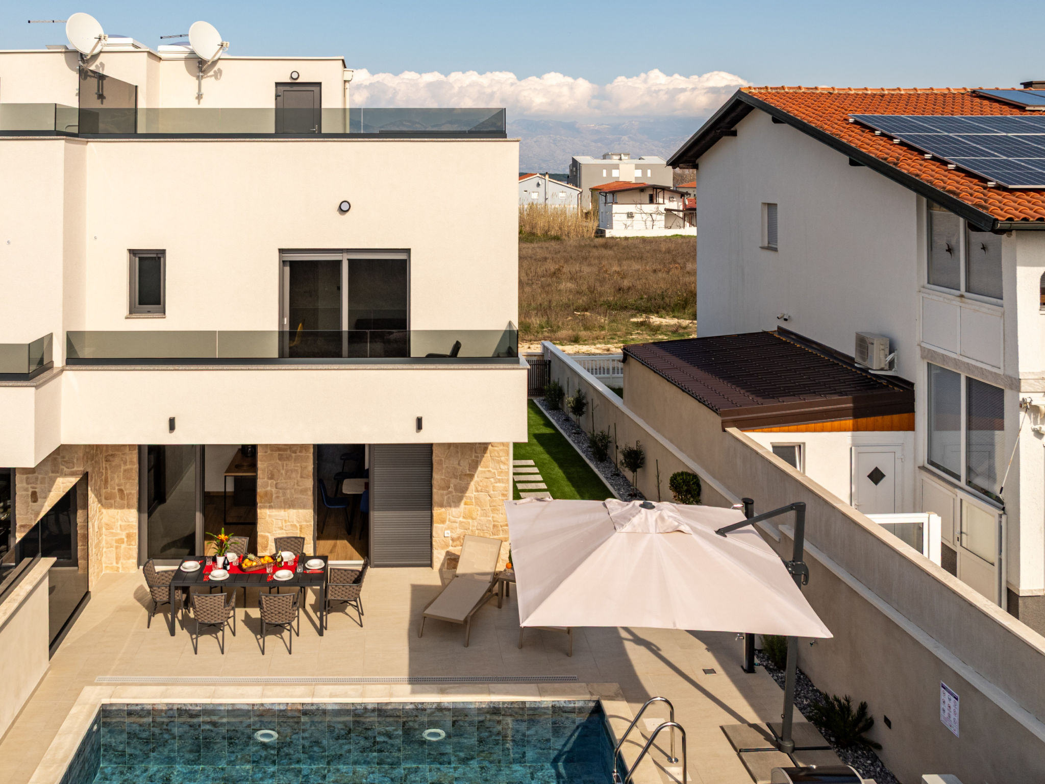 Seaview Villa Sal with pool, jacuzzi and sauna - Buiten