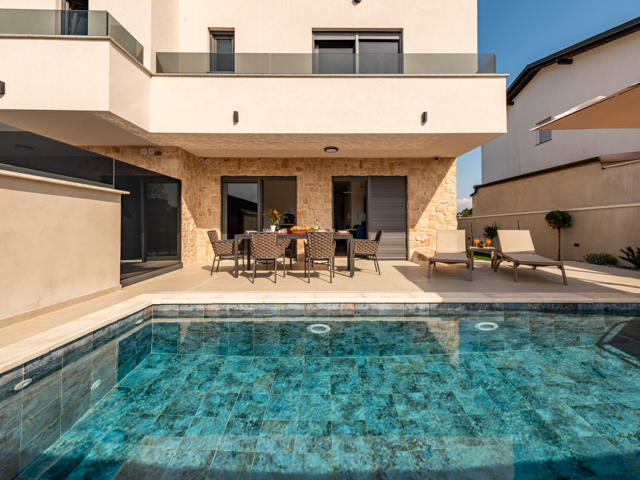 Seaview Villa Sal with pool, jacuzzi and sauna - Binnen