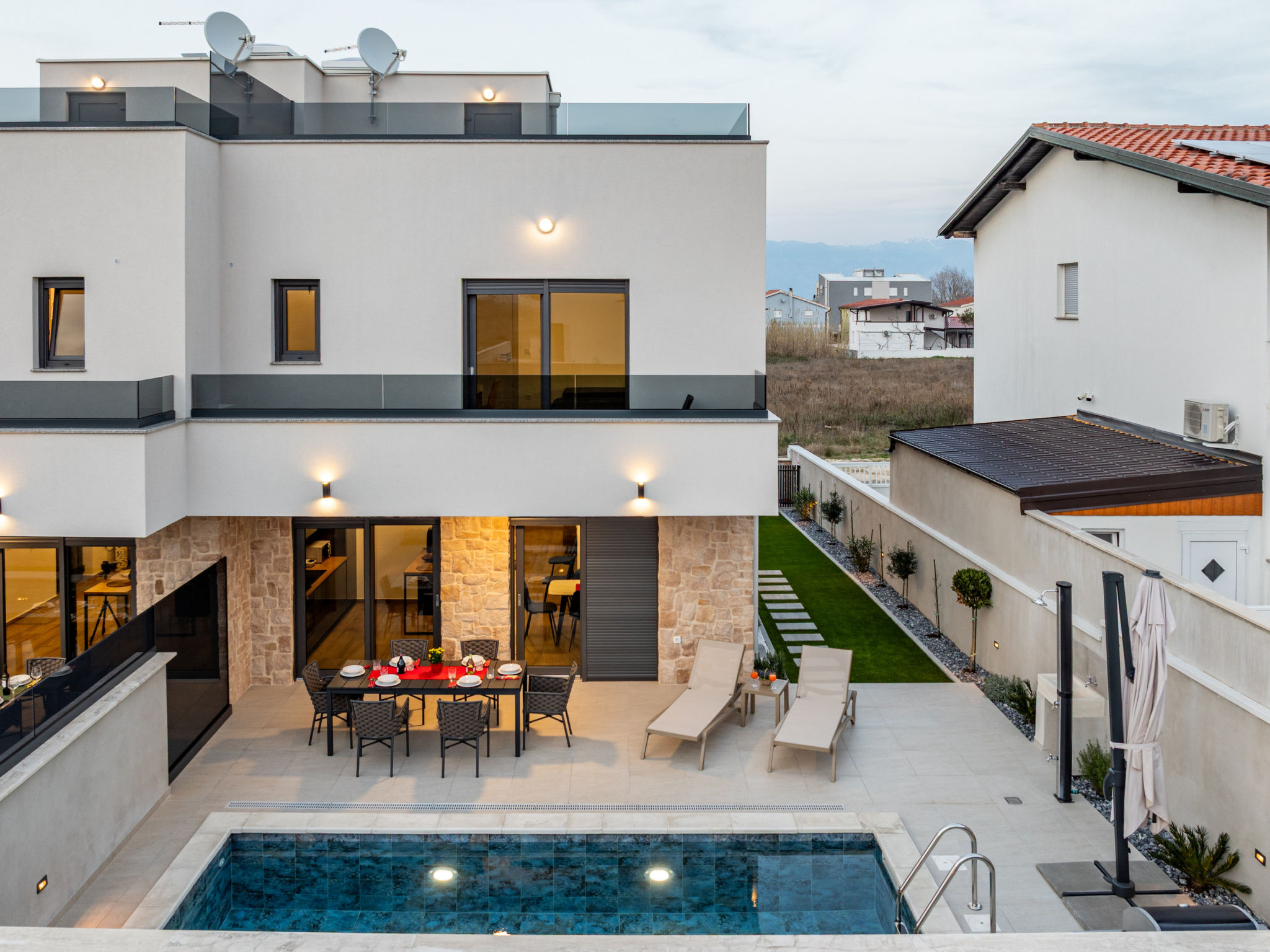 Seaview Villa Sal with pool, jacuzzi and sauna - Binnen