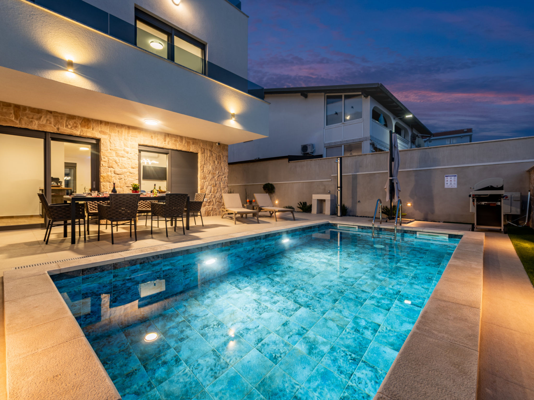 Seaview Villa Sal with pool, jacuzzi and sauna - Binnen