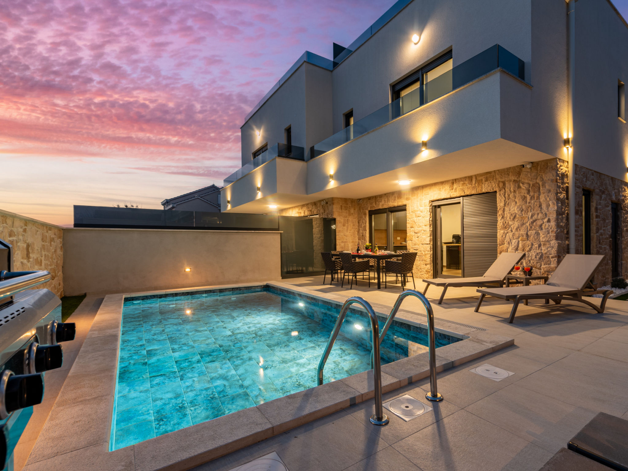 Seaview Villa Sal with pool, jacuzzi and sauna - Binnen