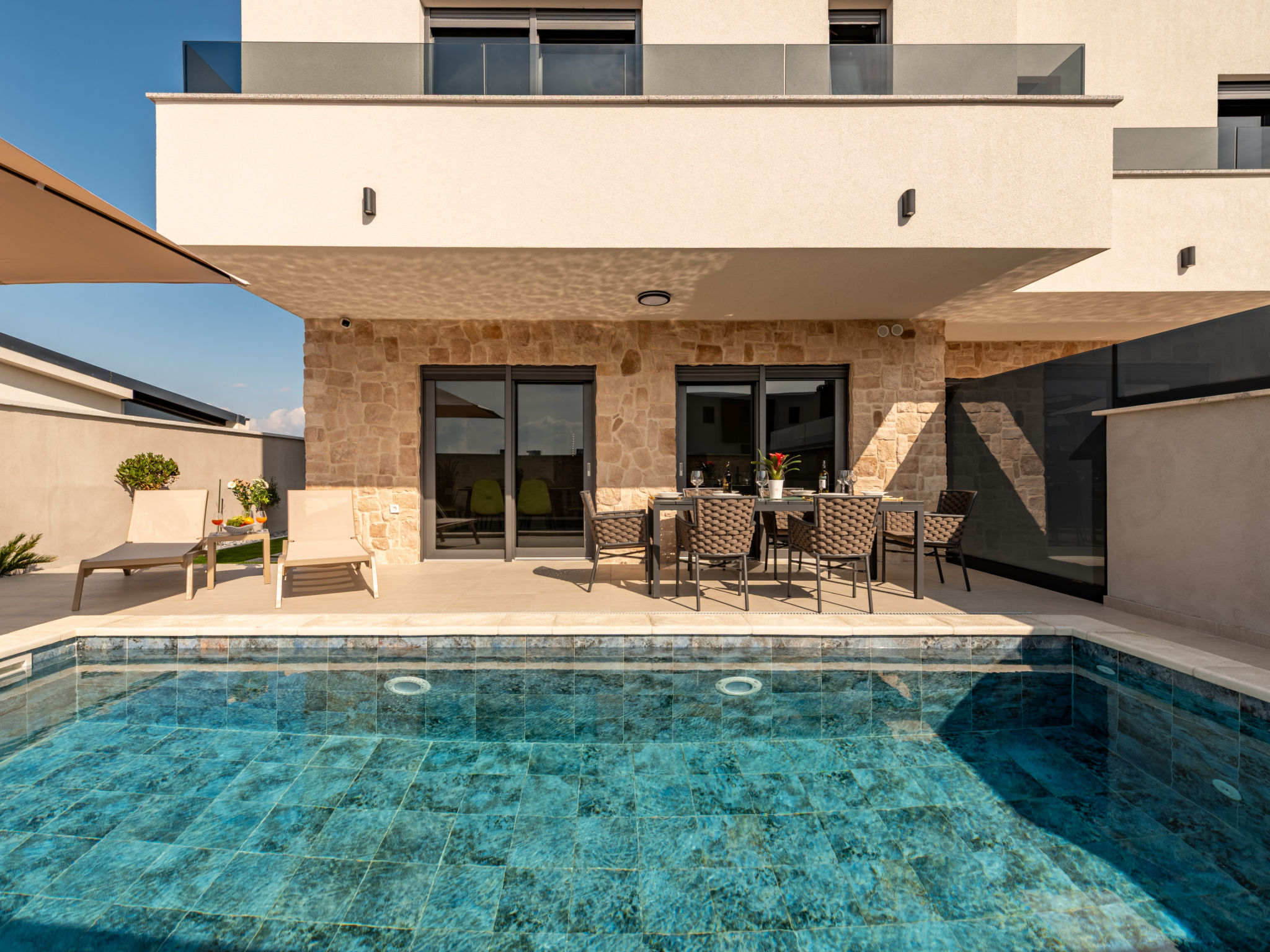 Seaview Villa Mar with pool, jacuzzi and sauna - Buiten