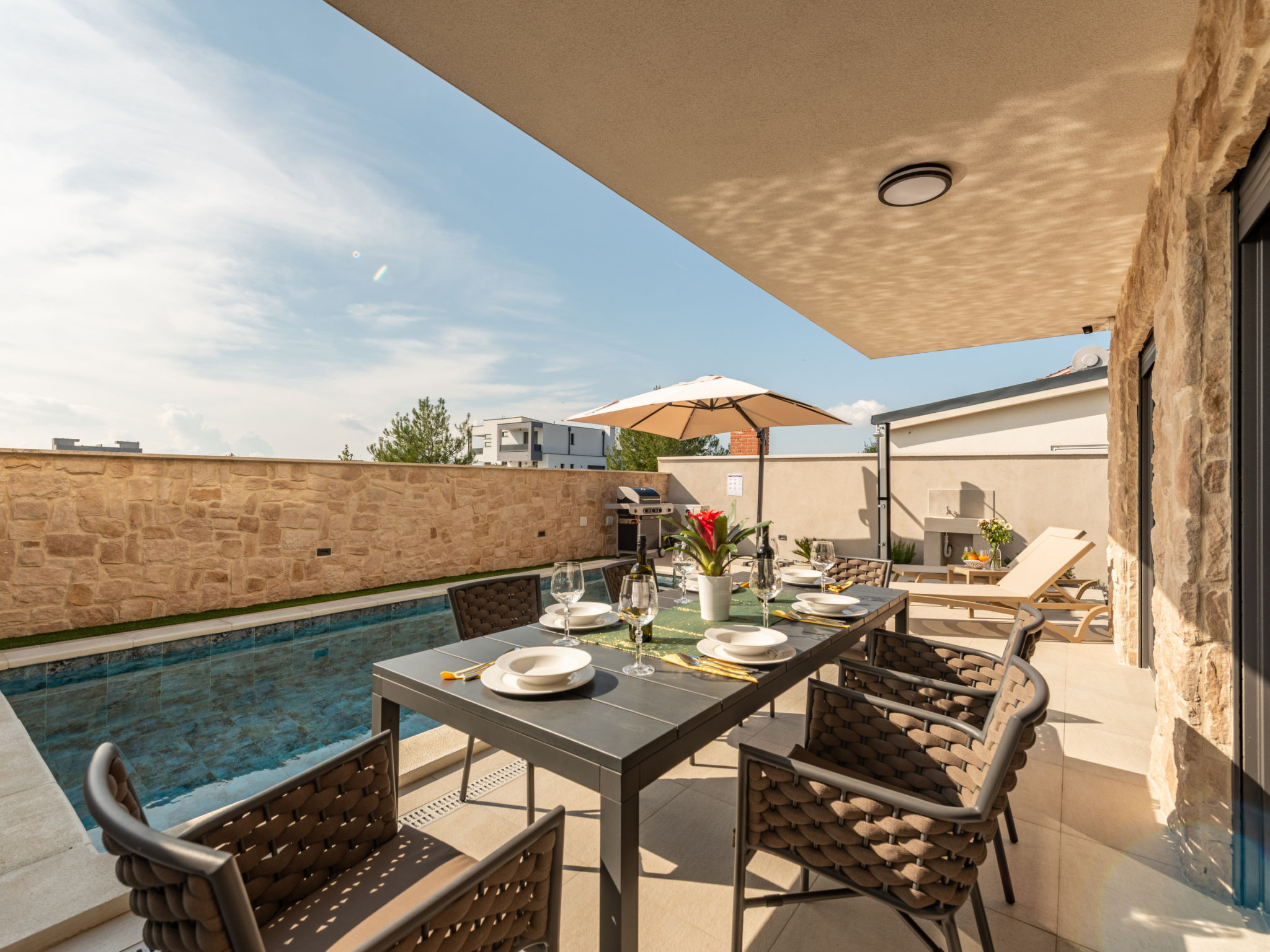 Seaview Villa Mar with pool, jacuzzi and sauna - Binnen