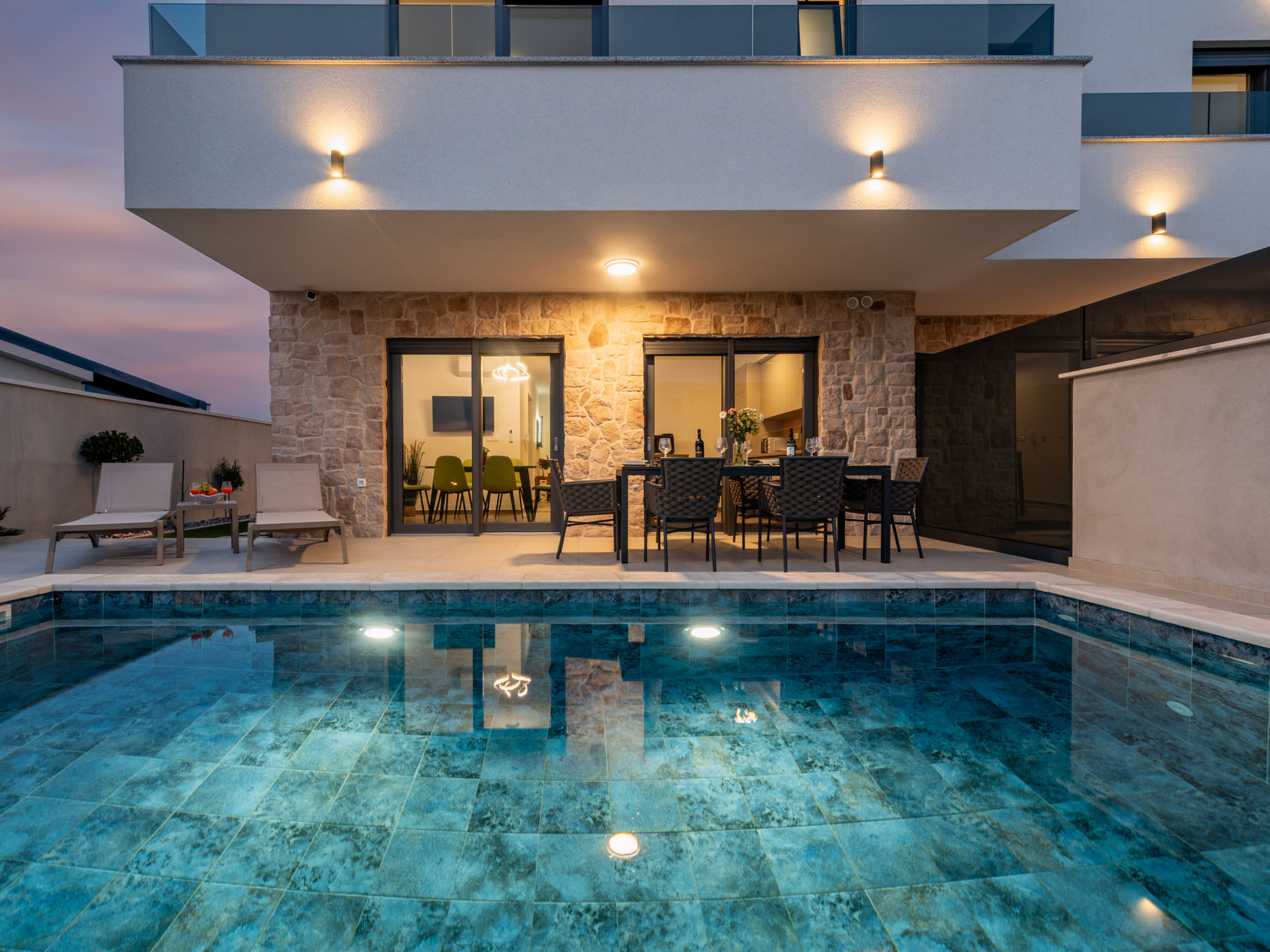 Seaview Villa Mar with pool, jacuzzi and sauna - Buiten