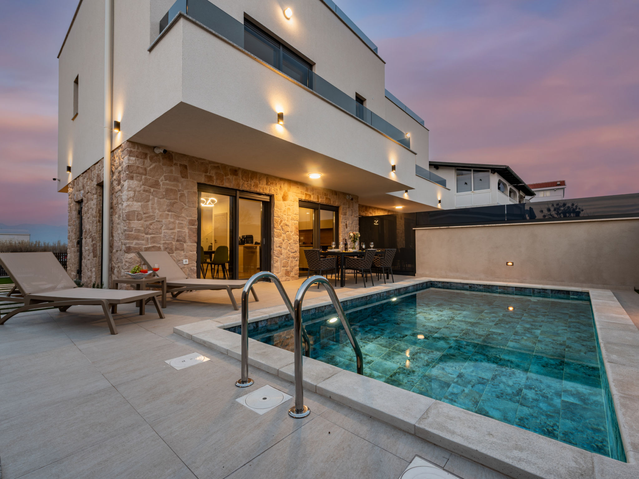 Seaview Villa Mar with pool, jacuzzi and sauna - Buiten
