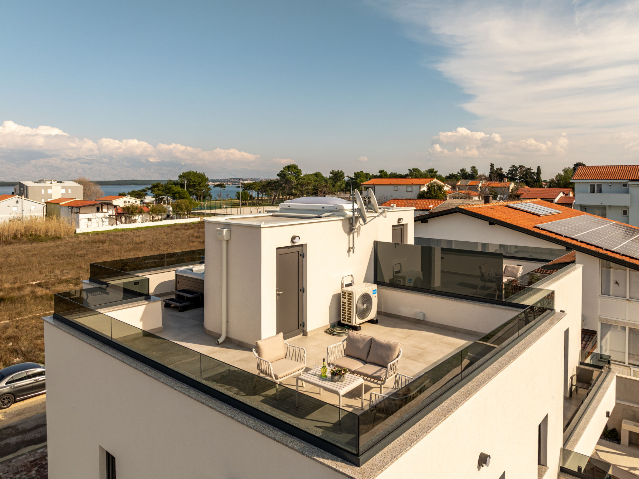 Seaview Villa Mar with pool, jacuzzi and sauna - Buiten