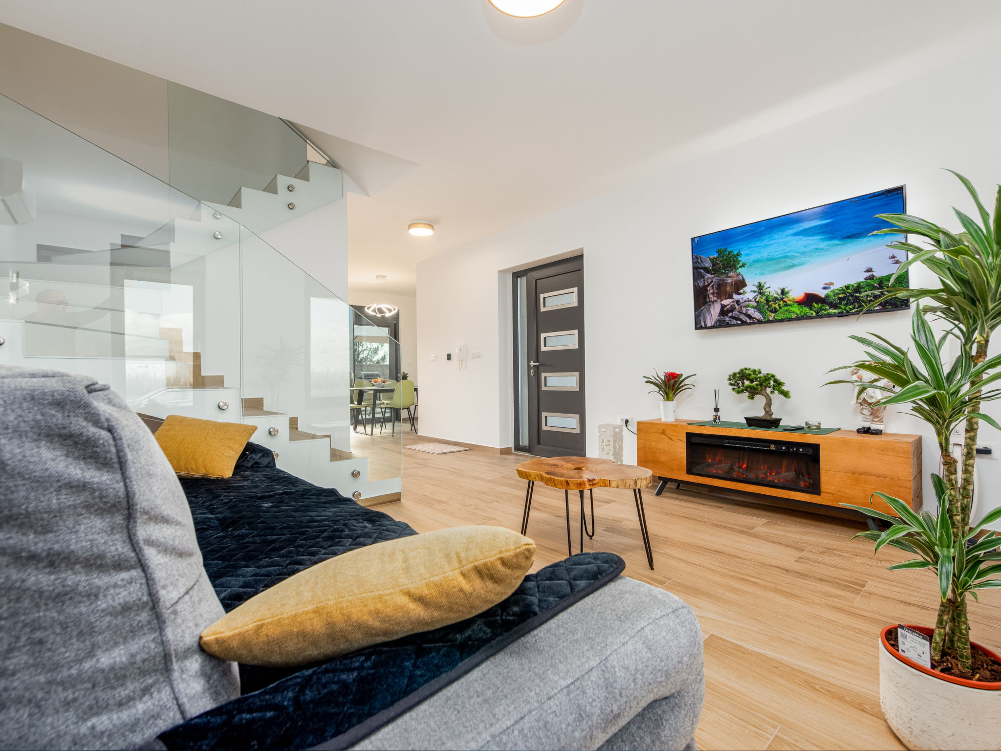 Seaview Villa Mar with pool, jacuzzi and sauna - Binnen