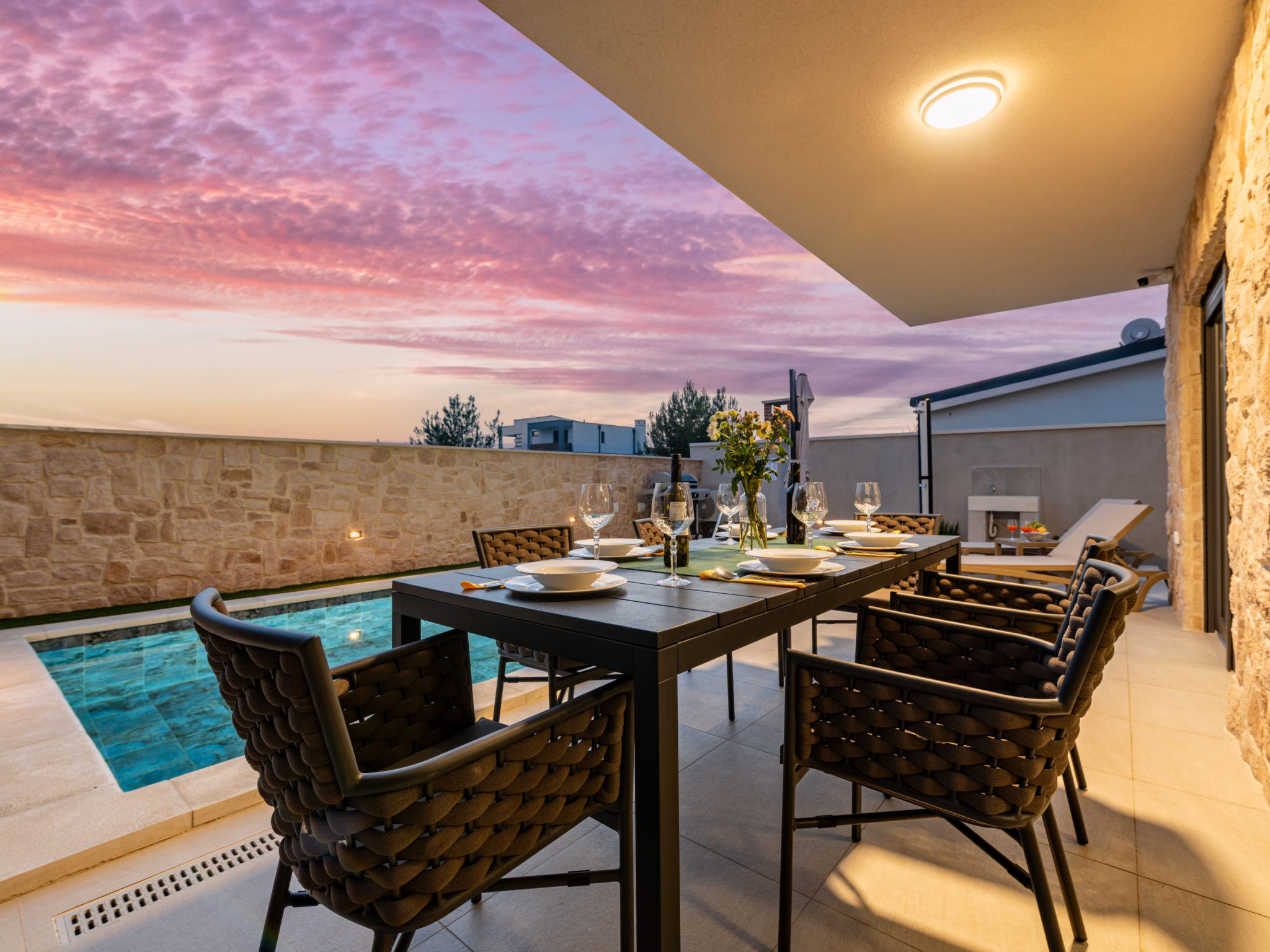 Seaview Villa Mar with pool, jacuzzi and sauna - Buiten