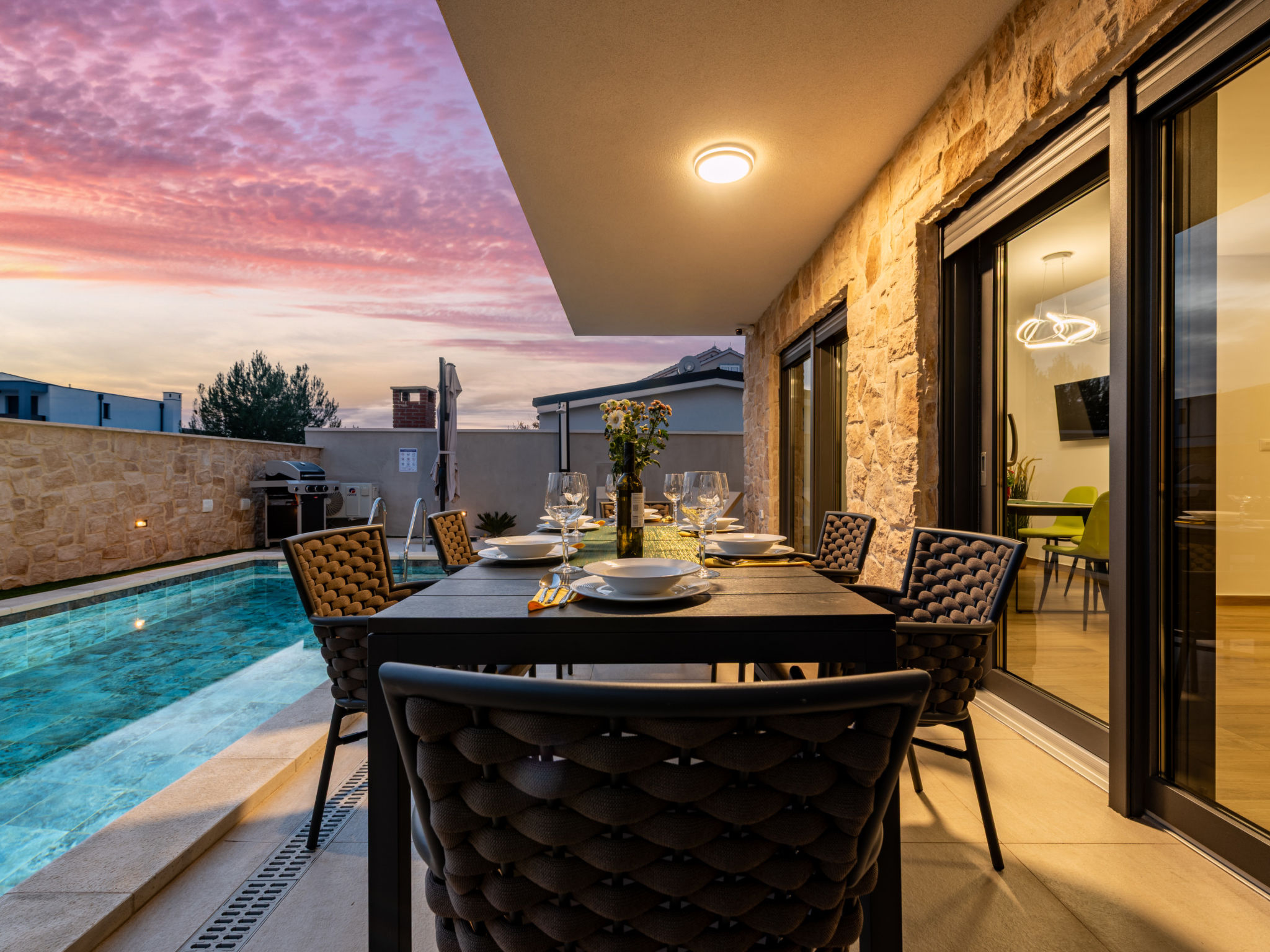 Seaview Villa Mar with pool, jacuzzi and sauna - Buiten