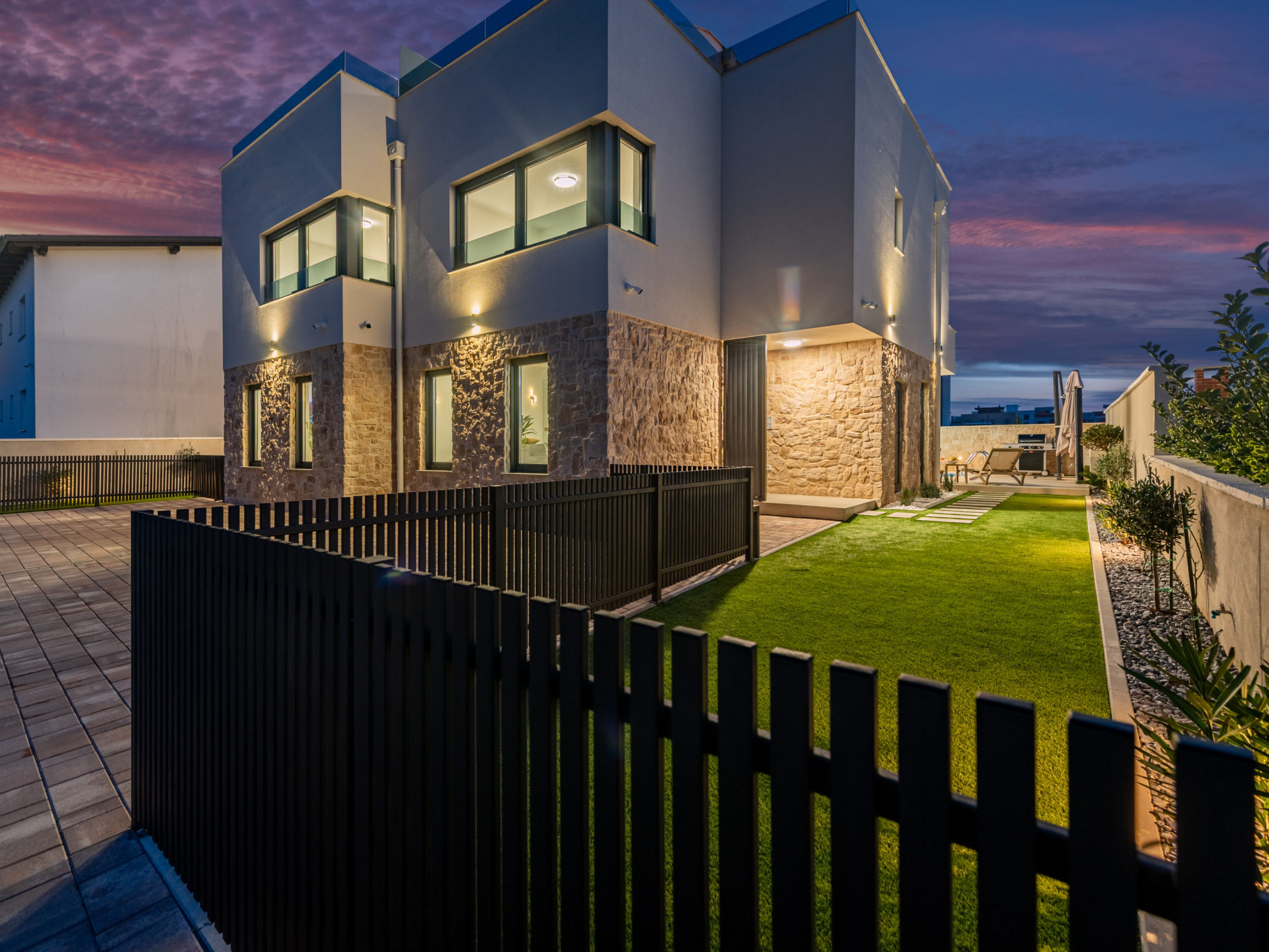 Seaview Villa Mar with pool, jacuzzi and sauna - Buiten